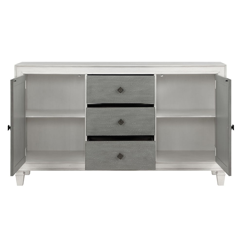 Katia - Server - Rustic Gray & Weathered White, white, view 2