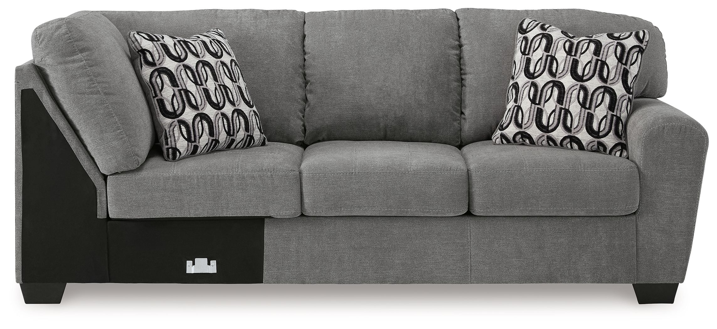 Birkdale Court - Raf Sofa With Corner Wedge - Gray
