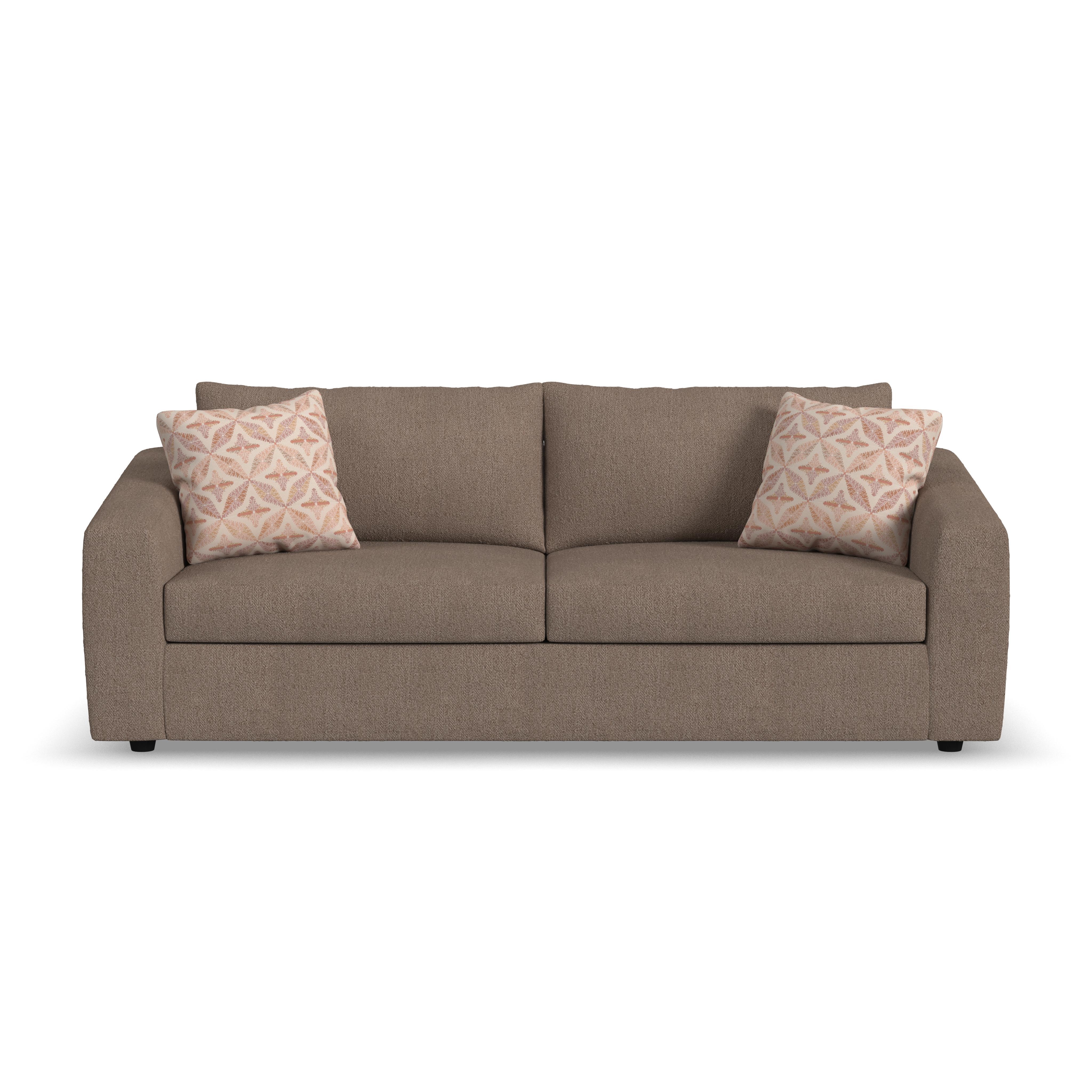 Chevy - Leather Sofa - Brown, light brown, view 5