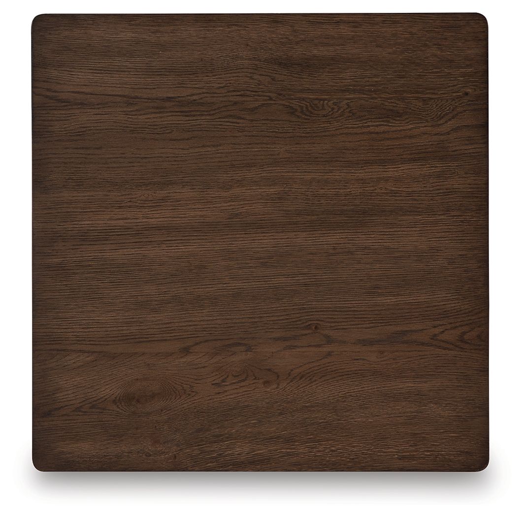 Ashley Furniture Hannodream - Square End Table - Warm Brown - Image 4
