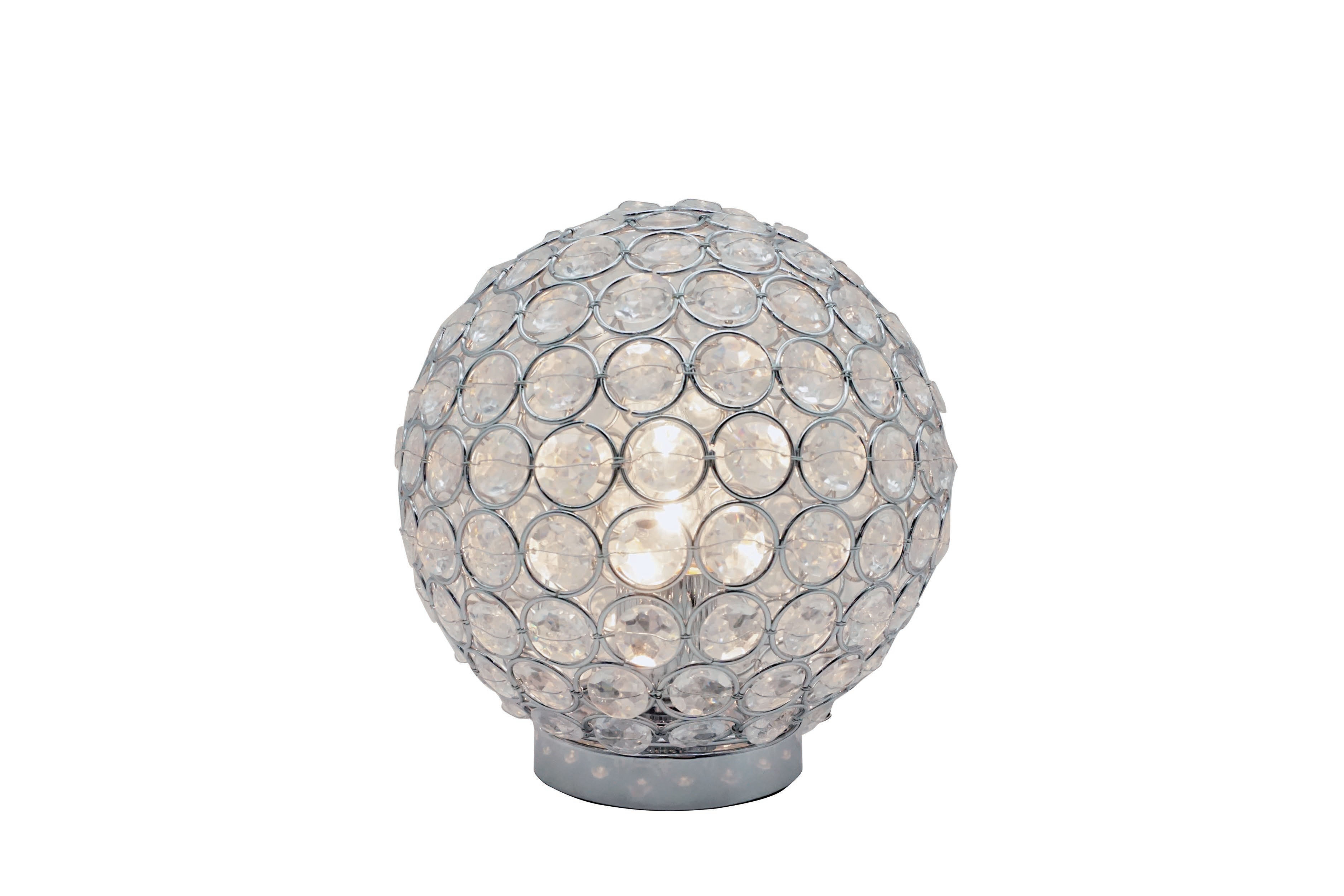 Crystal Globe - Table Lamp - Gray Image