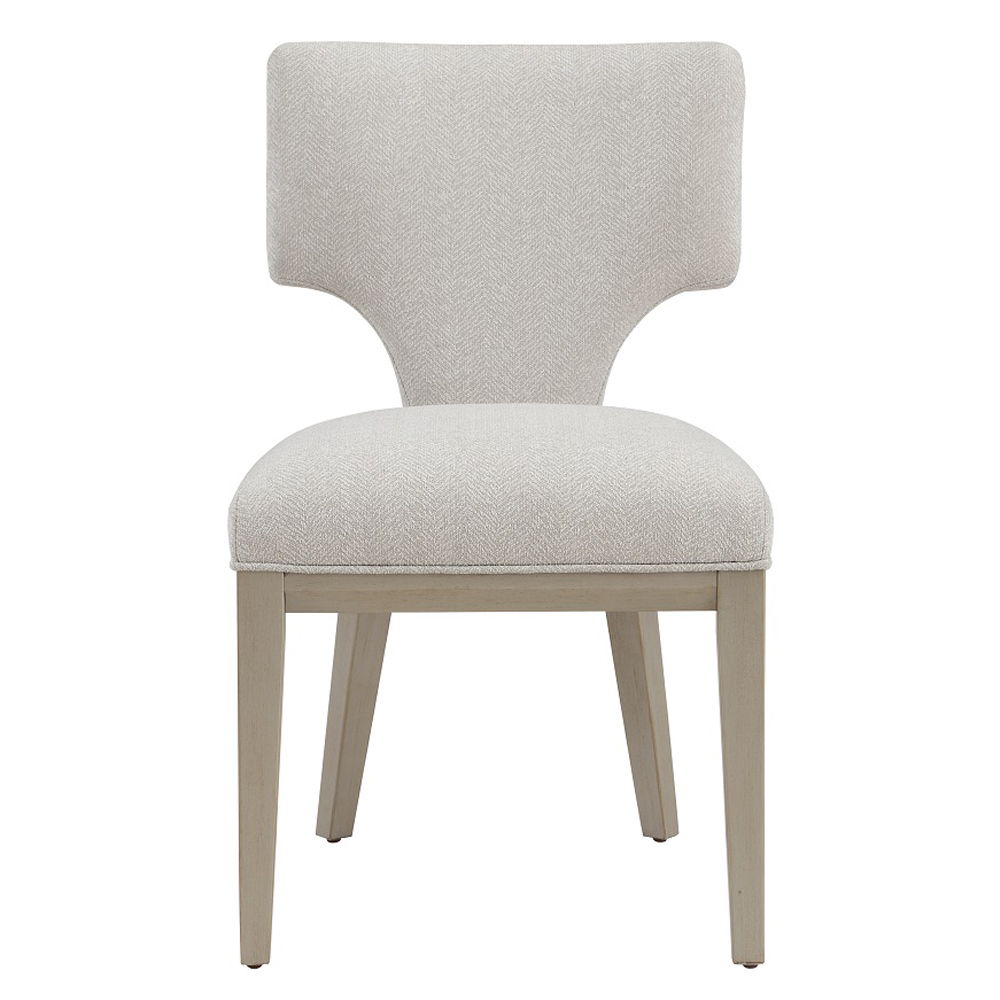 Kasa - Side Chair (Set of 2) - Linen & Champagne, white, view 8