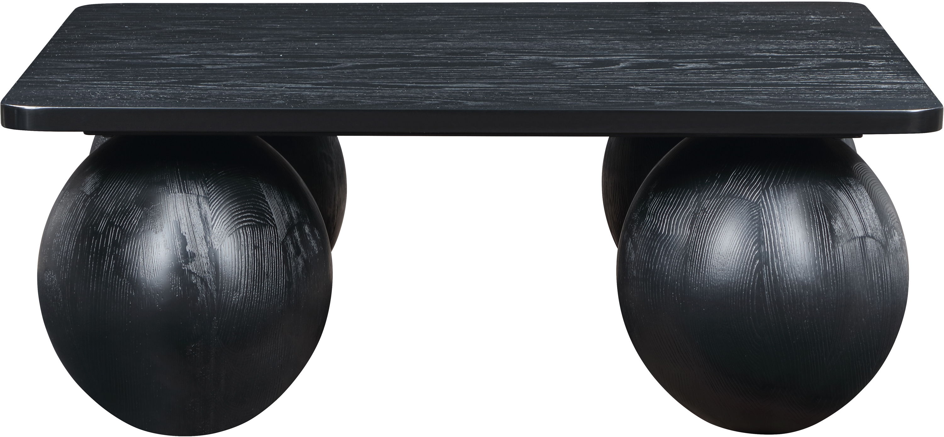 Fitch - Oak Veneer Coffee Table - Black