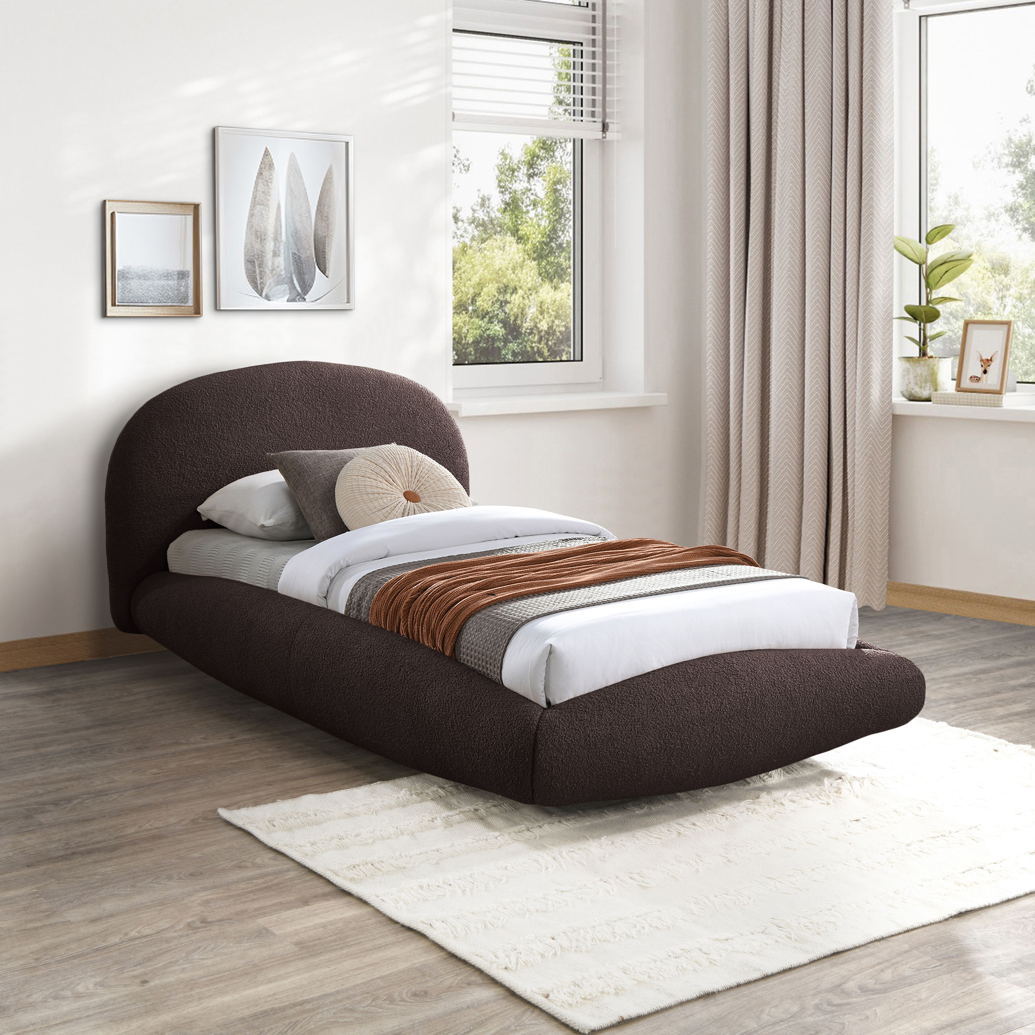 Genesis - Twin Bed - Brown