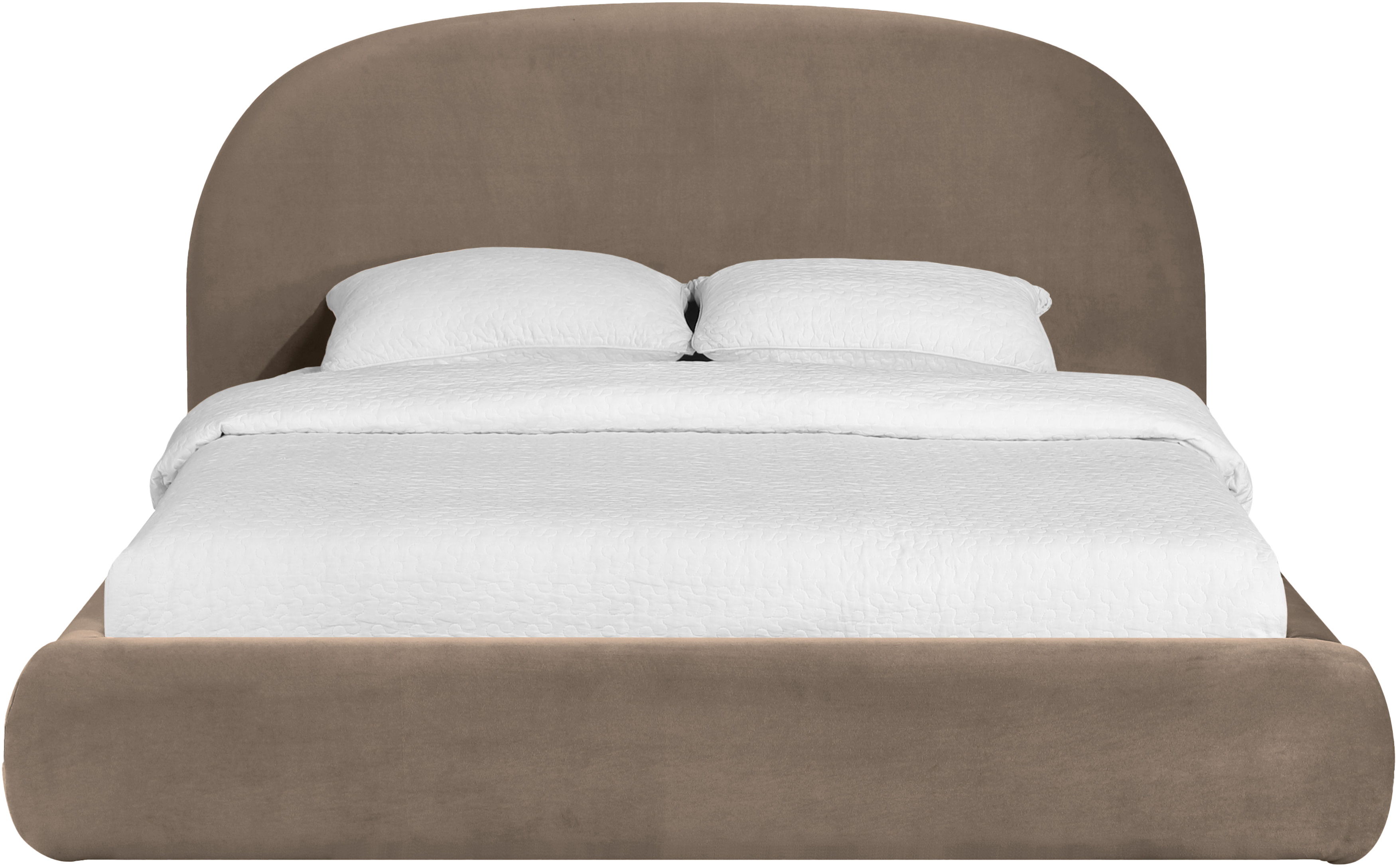 Celine - Upholstered King Bed - Taupe