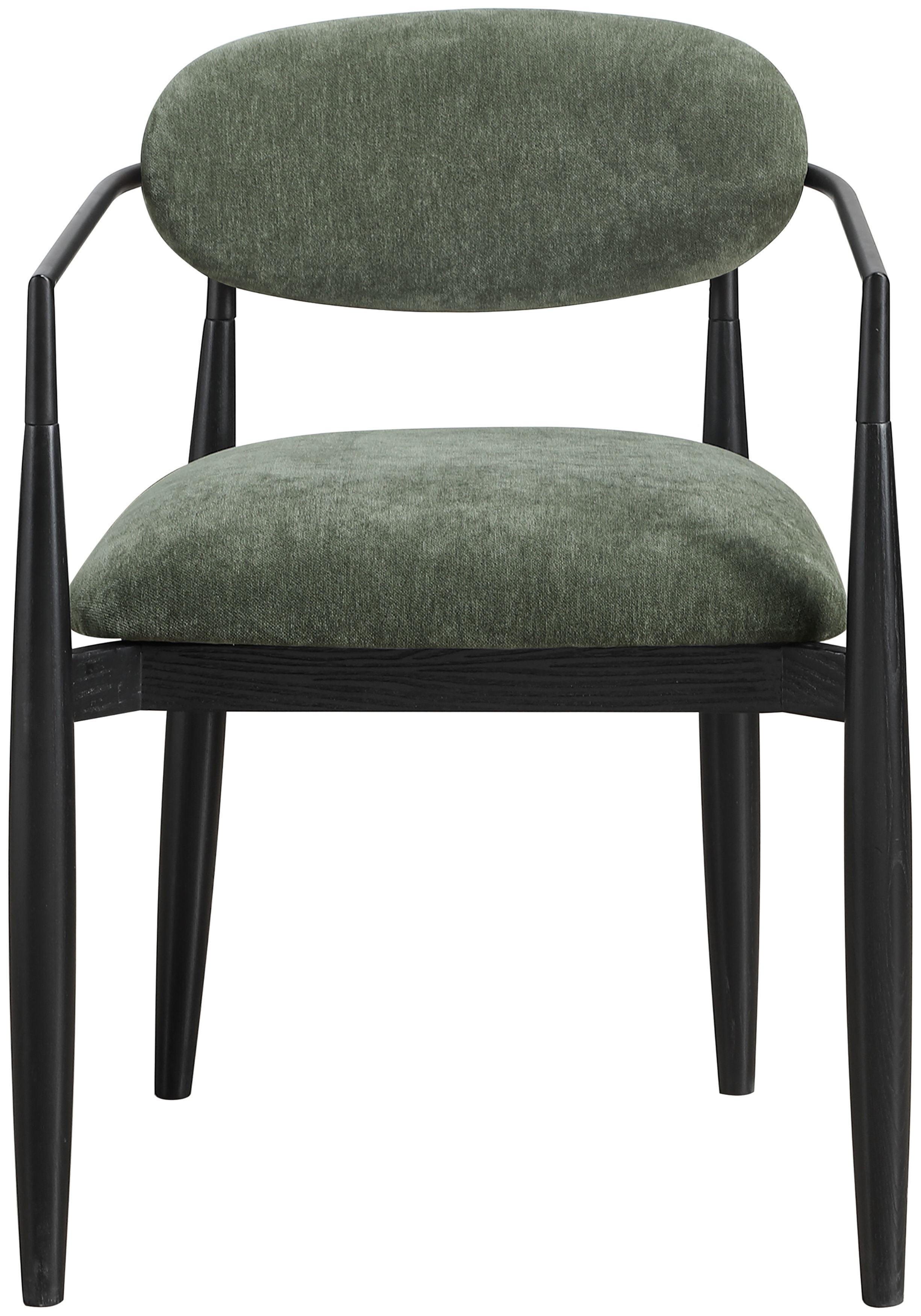 Riccio - Upholstered Dining Arm Chair (Set of 2) - Olive