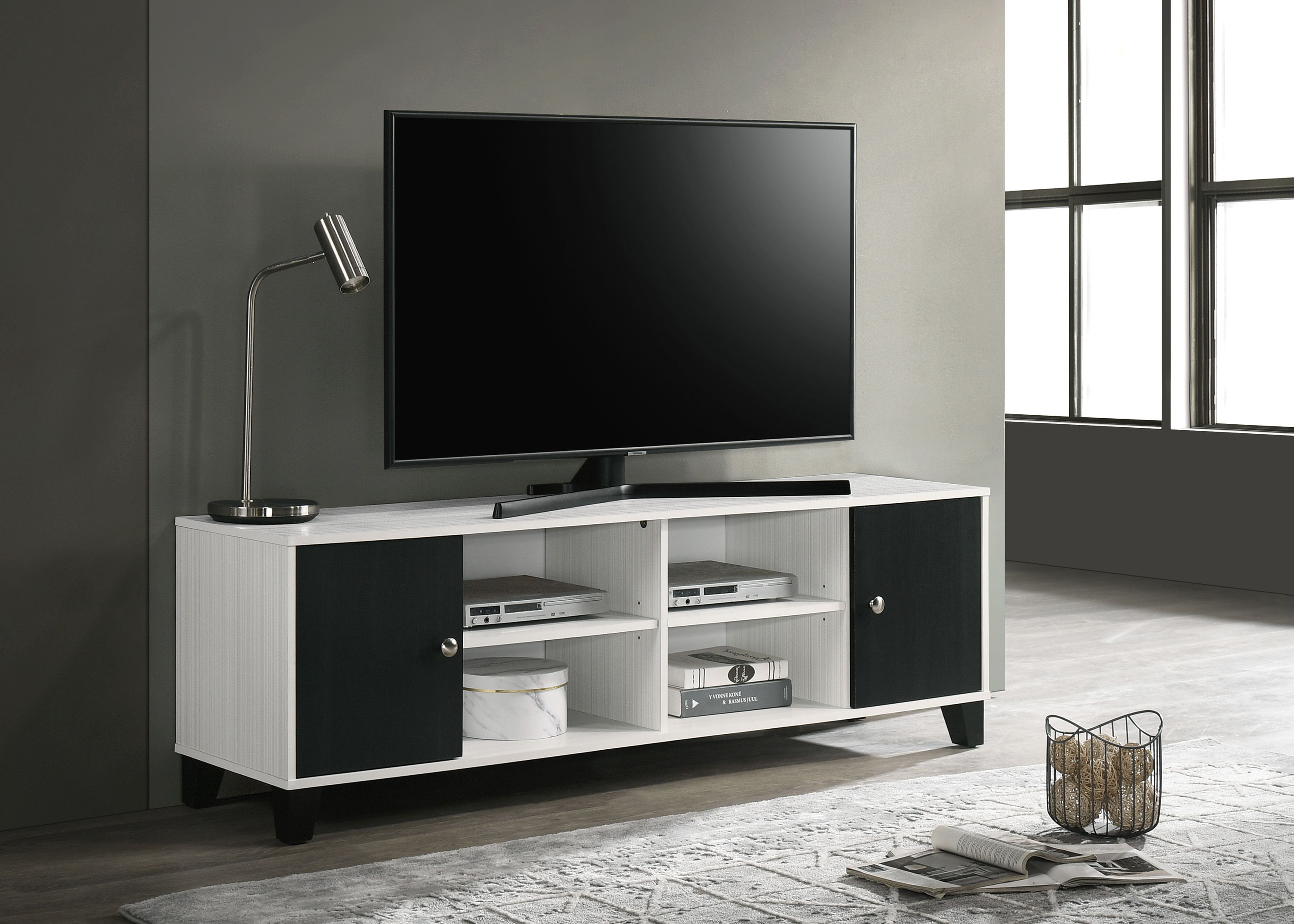 Akerson - TV Stand - White Image