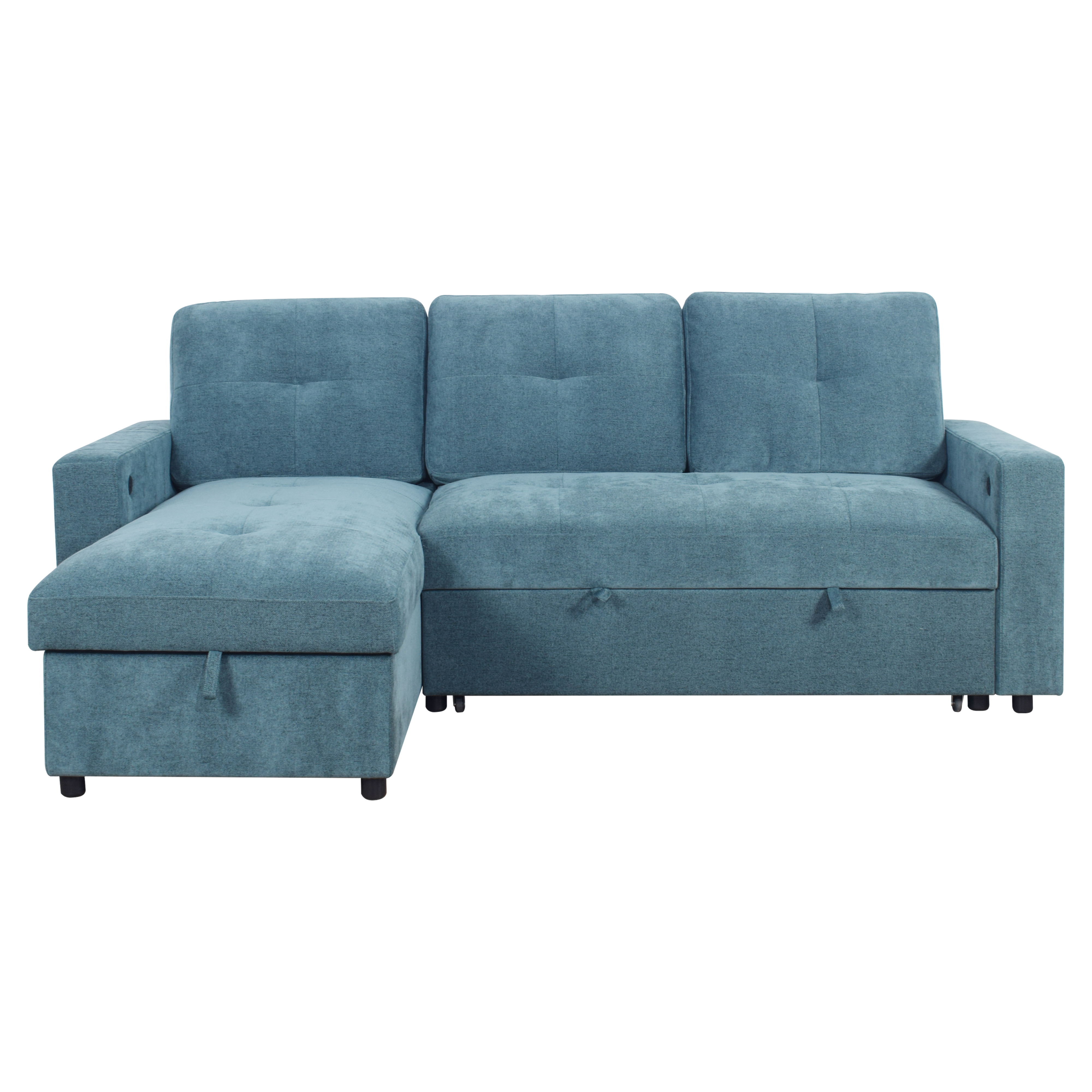 Greer - 2 Pieces LAF Sofa/Chaise - Green