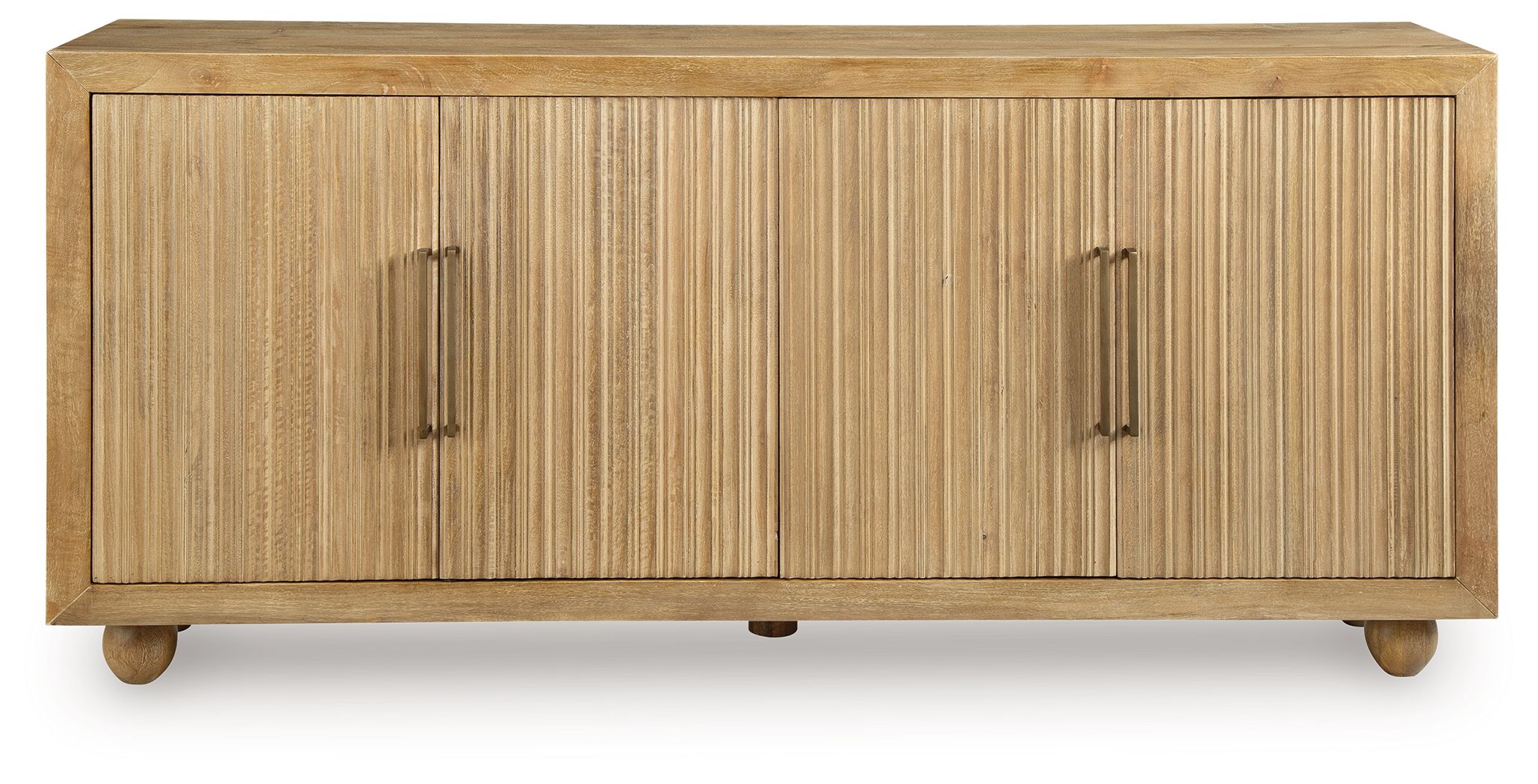 Ashley Furniture Niam - Accent Cabinet - Light Antique Beige - Image 4