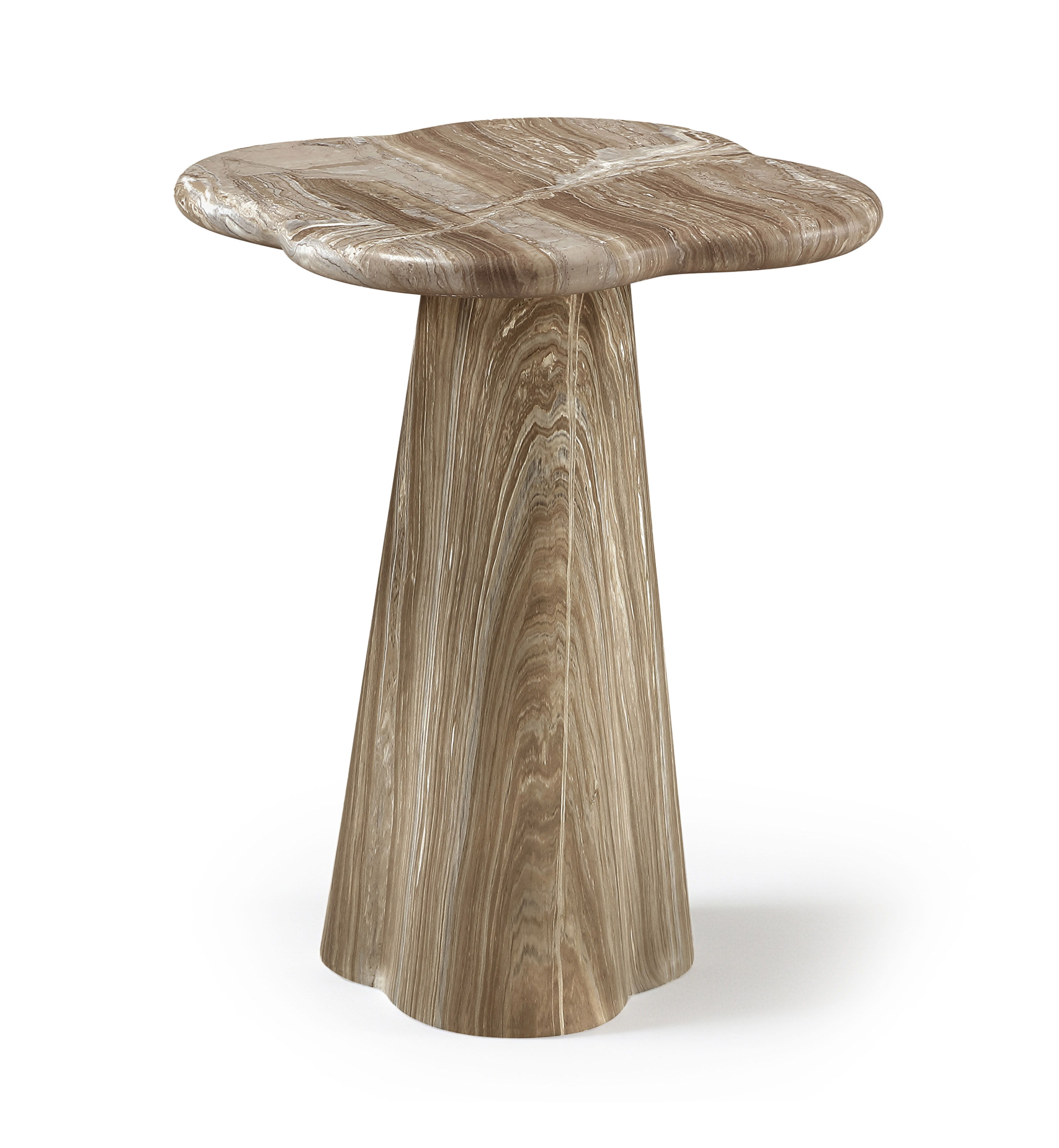 Nola - 18.5" Concrete Indoor / Outdoor End Table - Beige