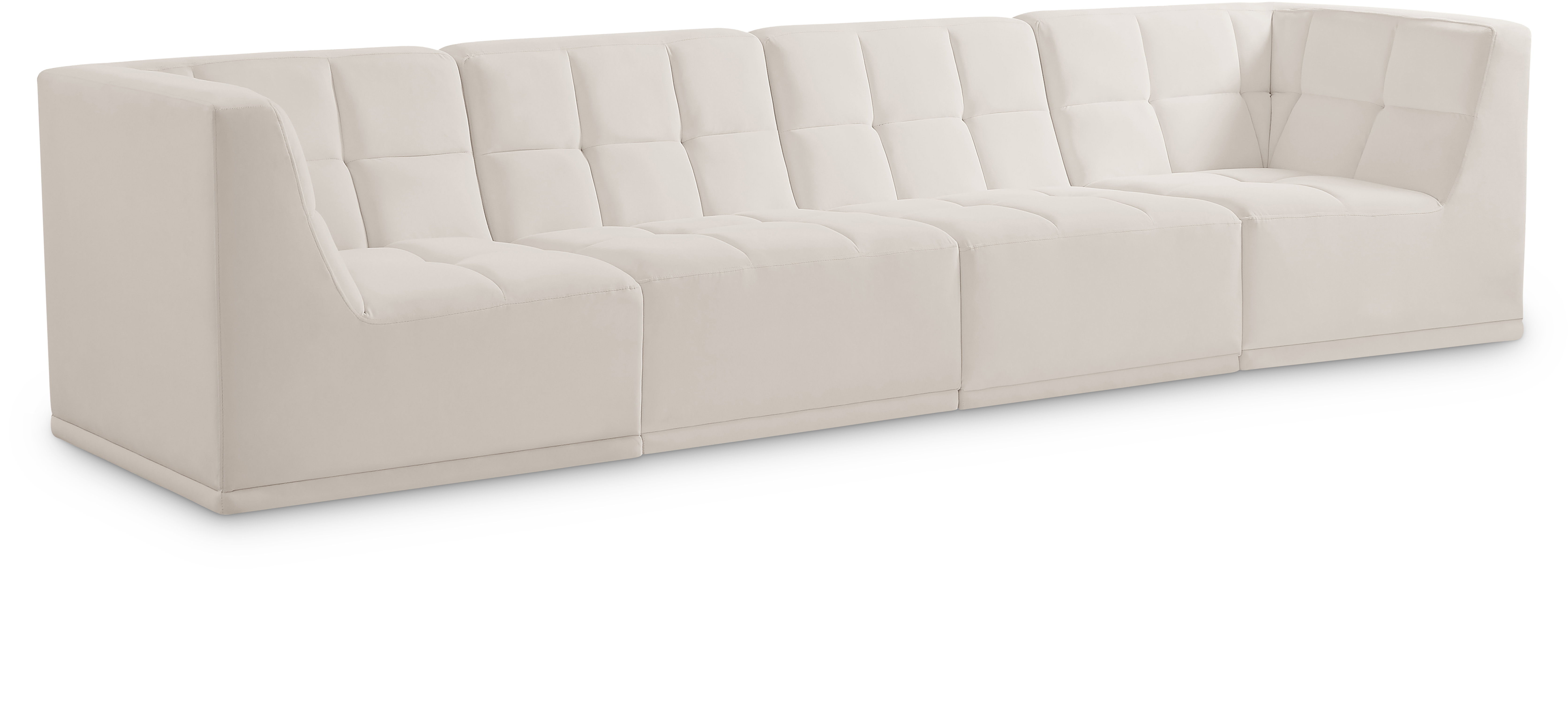 Relax - 4 Seat Modular Sofa - Cream