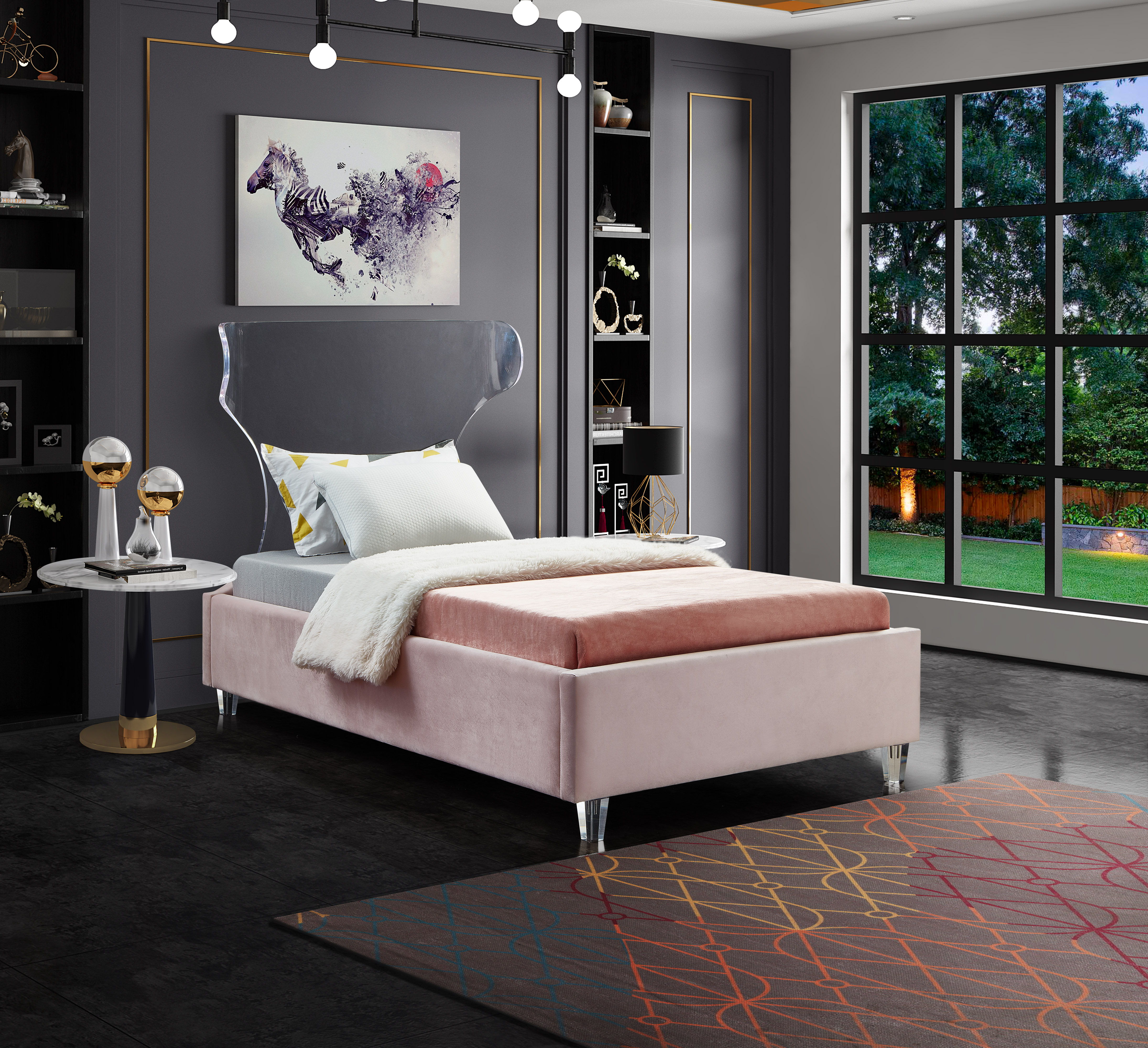 Ghost - Twin Bed - Pink