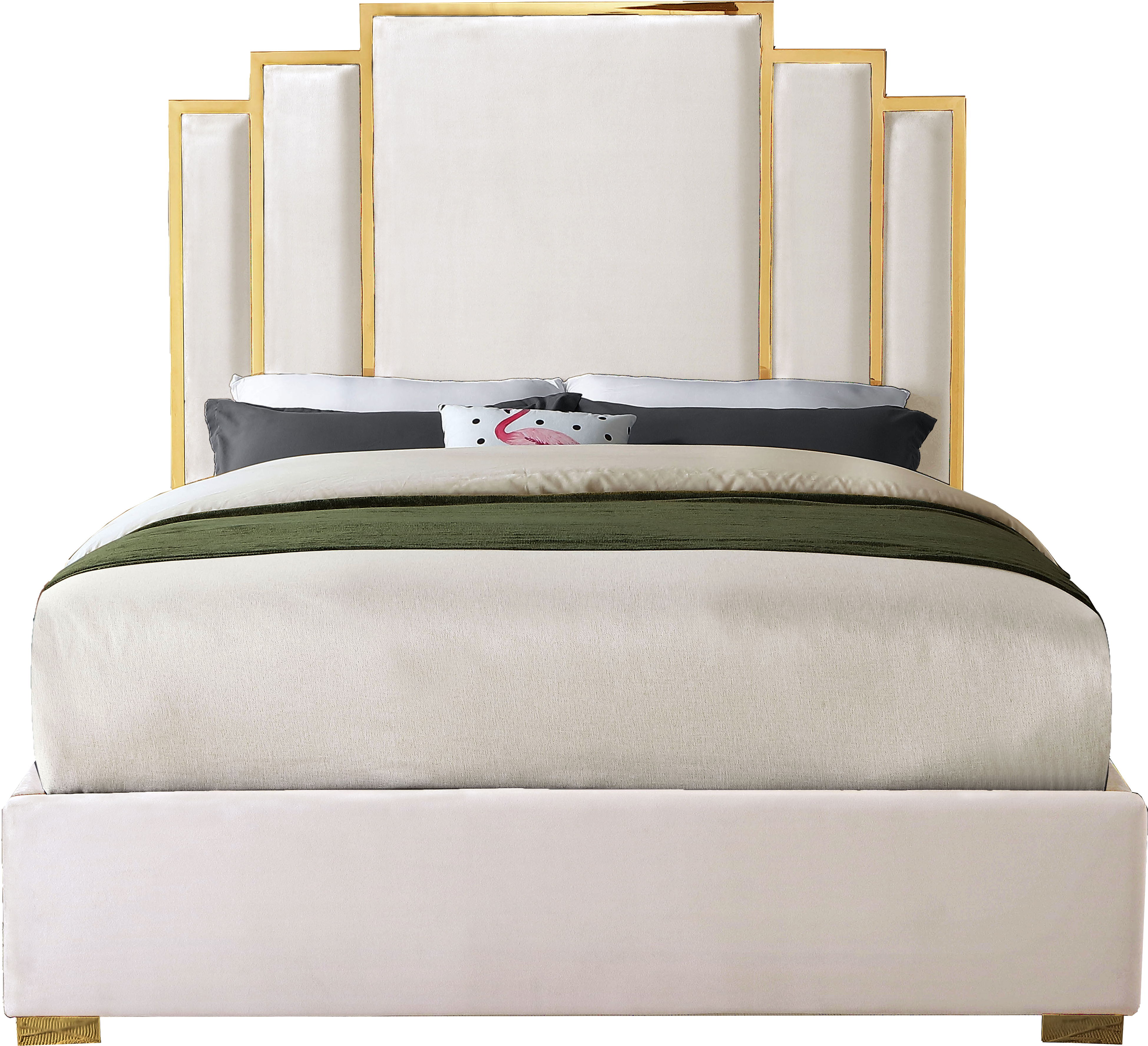 Hugo - Queen Bed - Cream