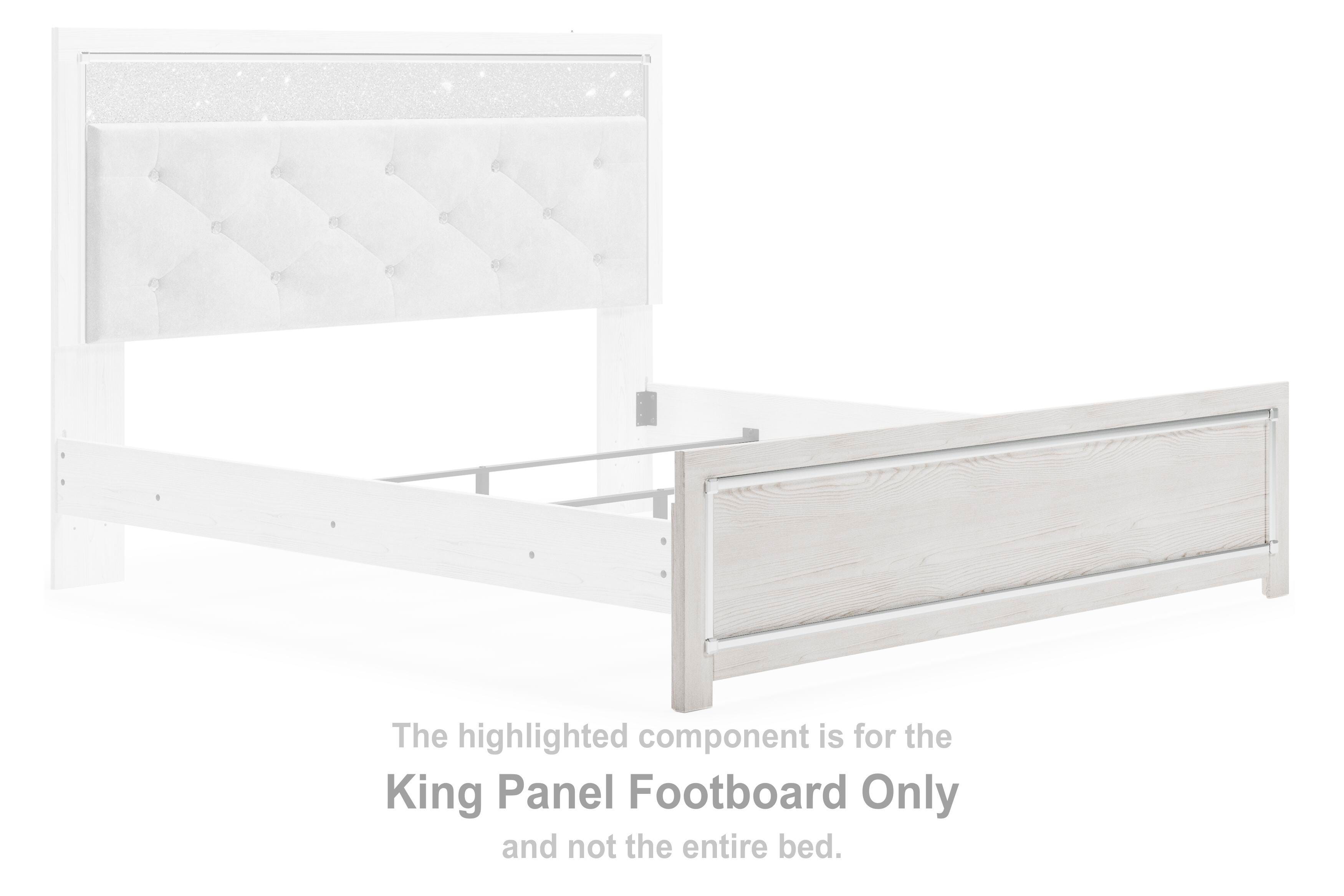 Altyra – King Panel Footboard – White