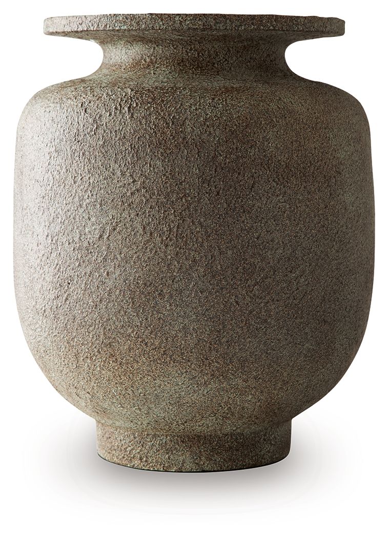 Jedwick - Vase - 15" - Gray / Brown