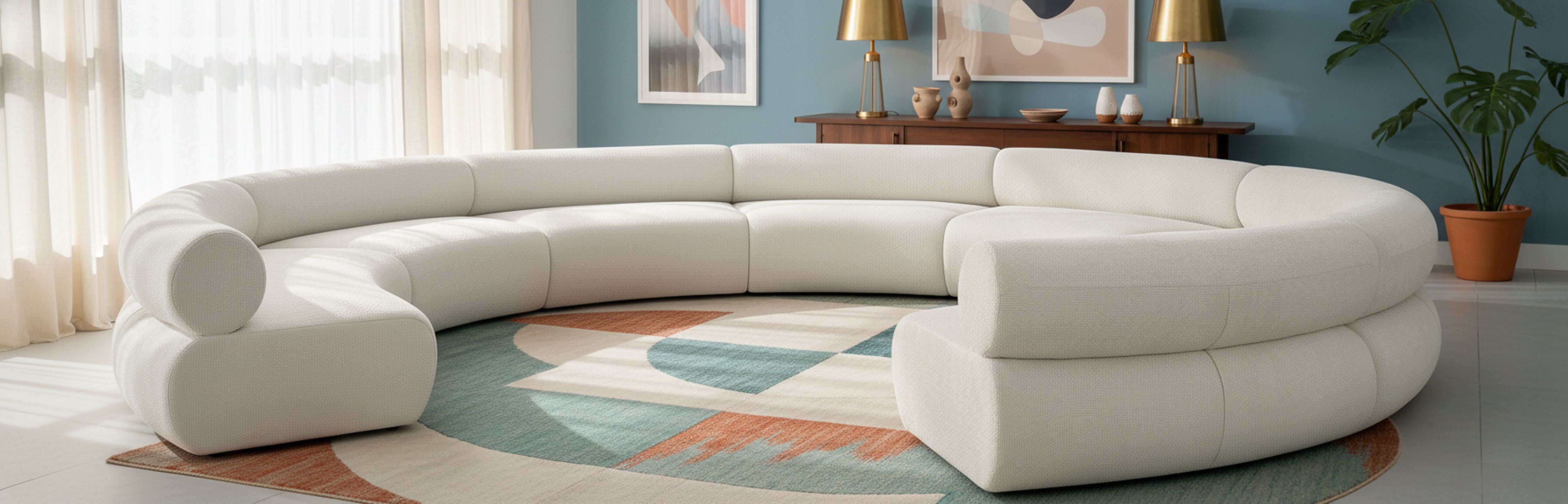 Bale - 10 Piece Modular Sofa - Cream