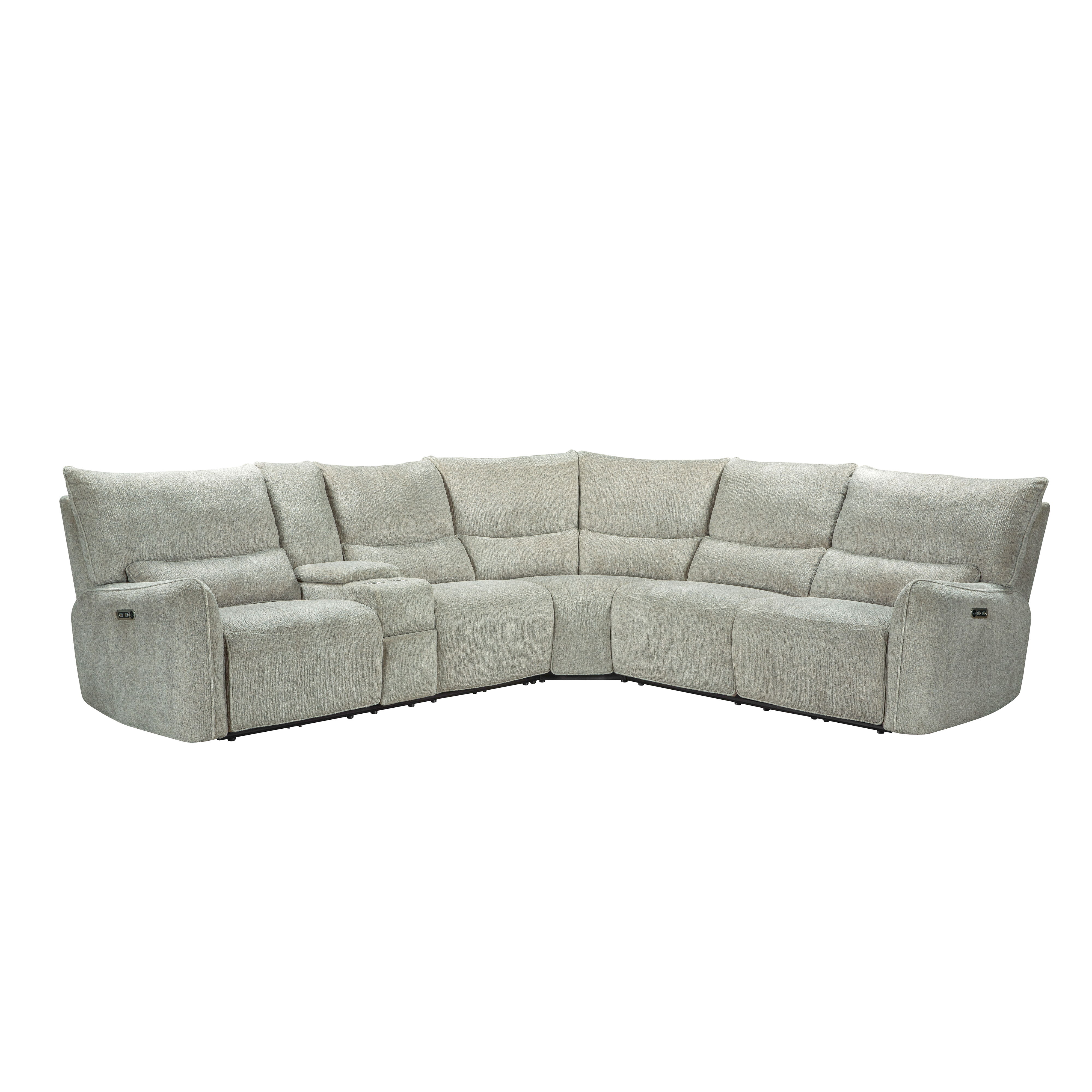 Remsen - 3 Piece P2 Power Sectional - Latte