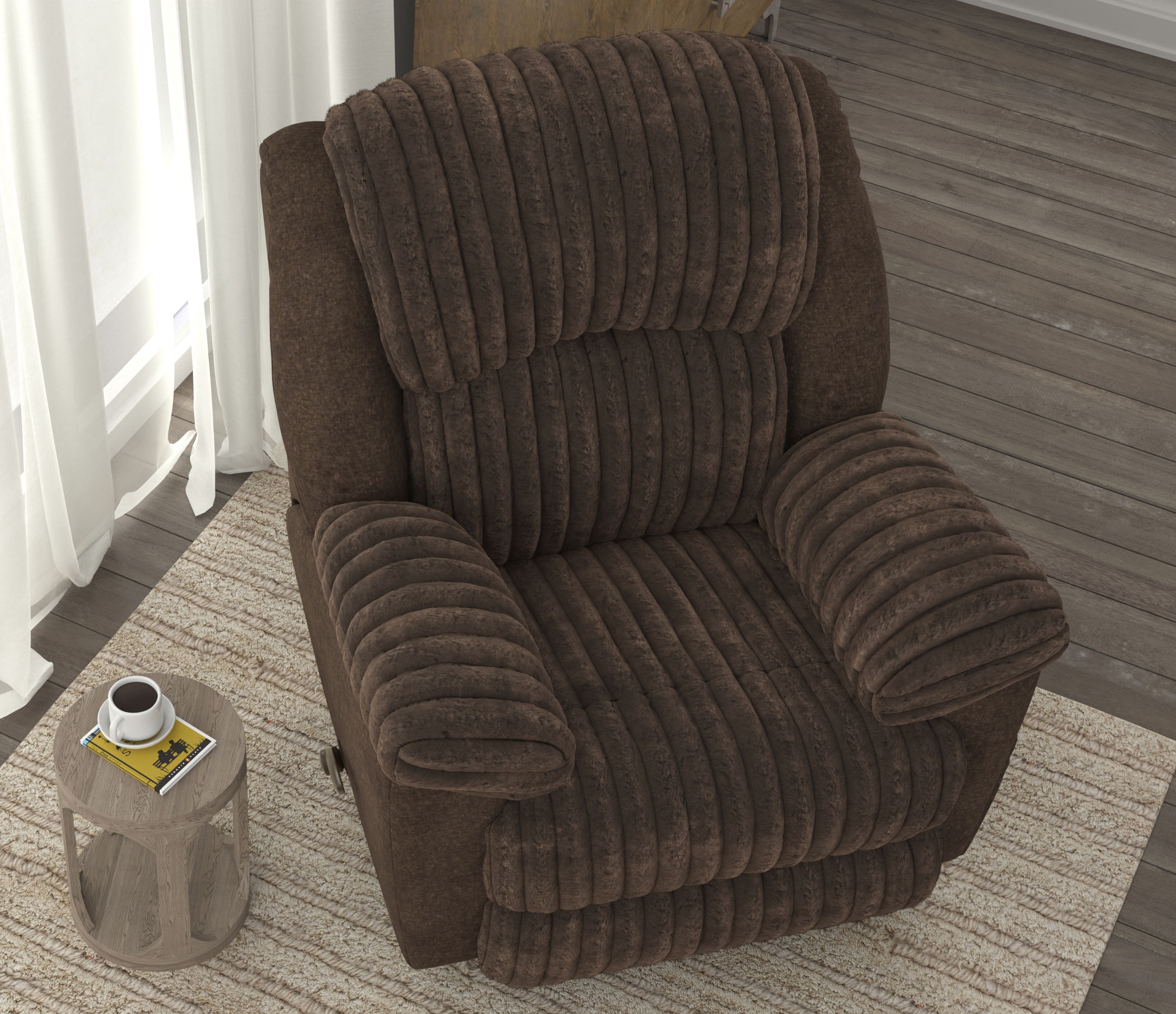 Shaggy - Rocker Recliner - Chocolate
