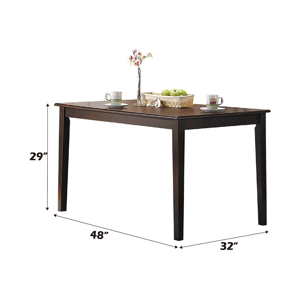 Cardiff - 48" Dining Table - Espresso, dark brown, view 4