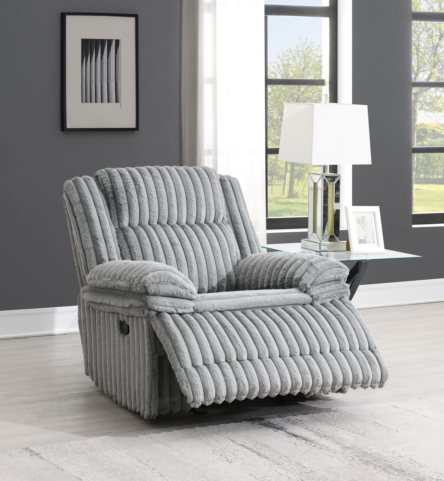Corduroy Motion Chair