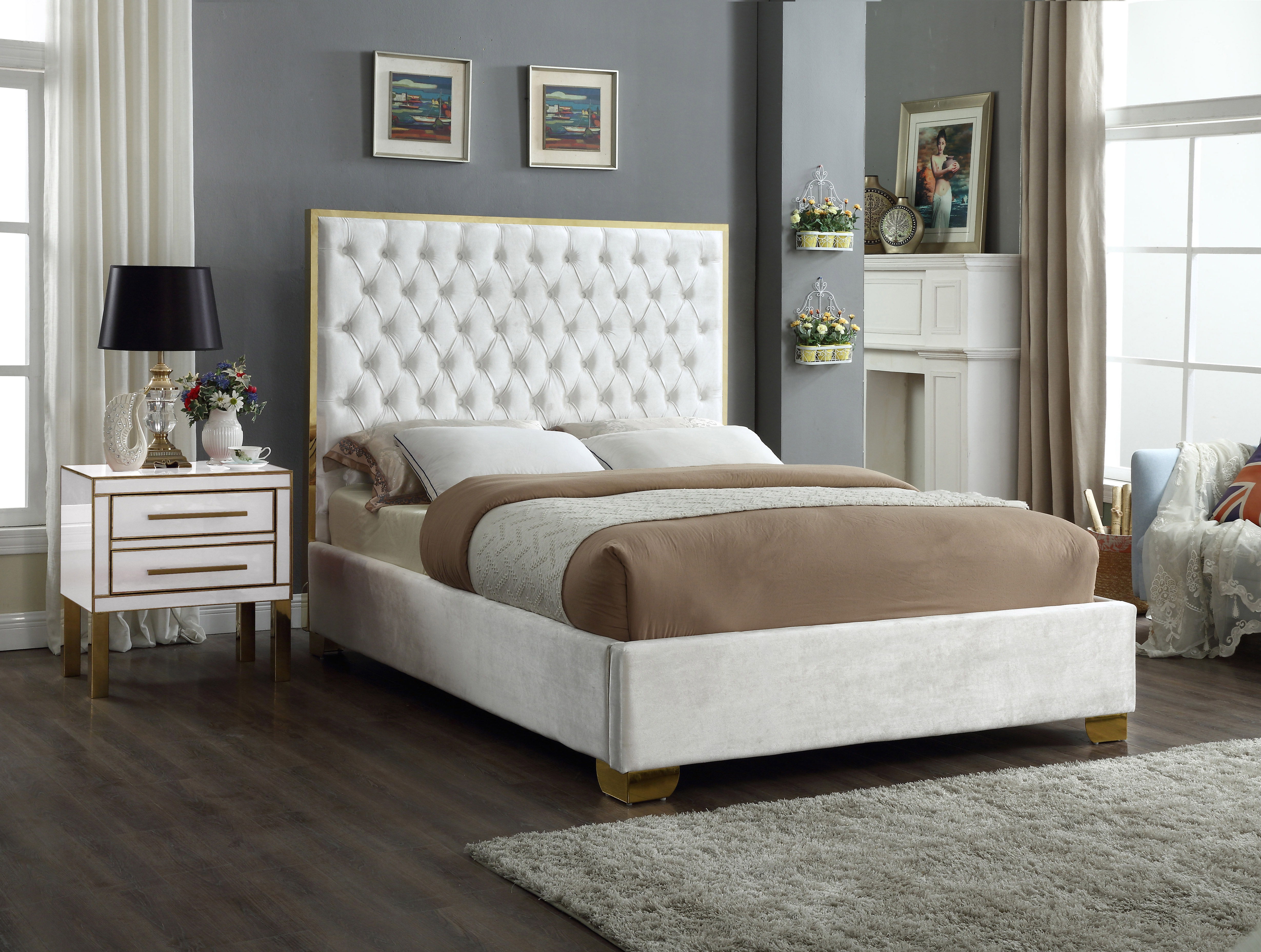 Lana - Full Bed - White