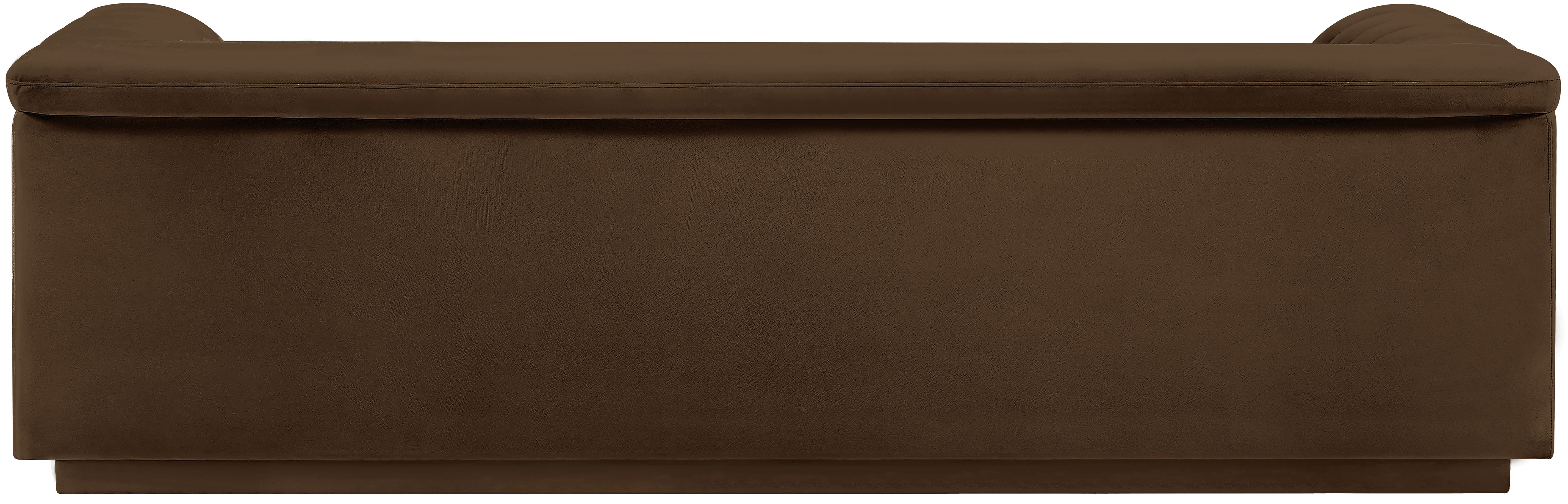 Cascade - Velvet Sofa - Brown