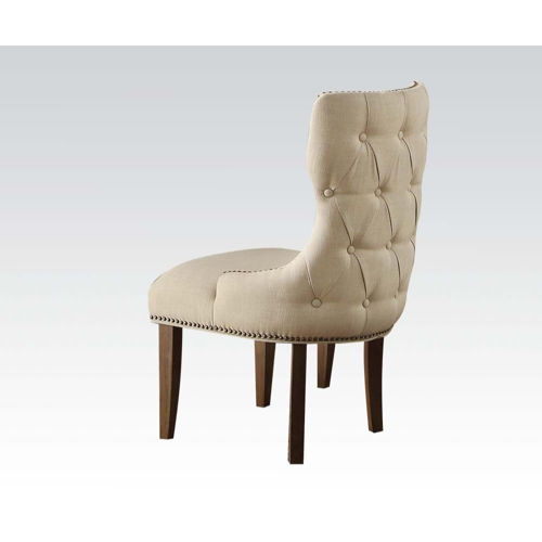 Inverness - Chair - Fabric & Salvage Oak, beige