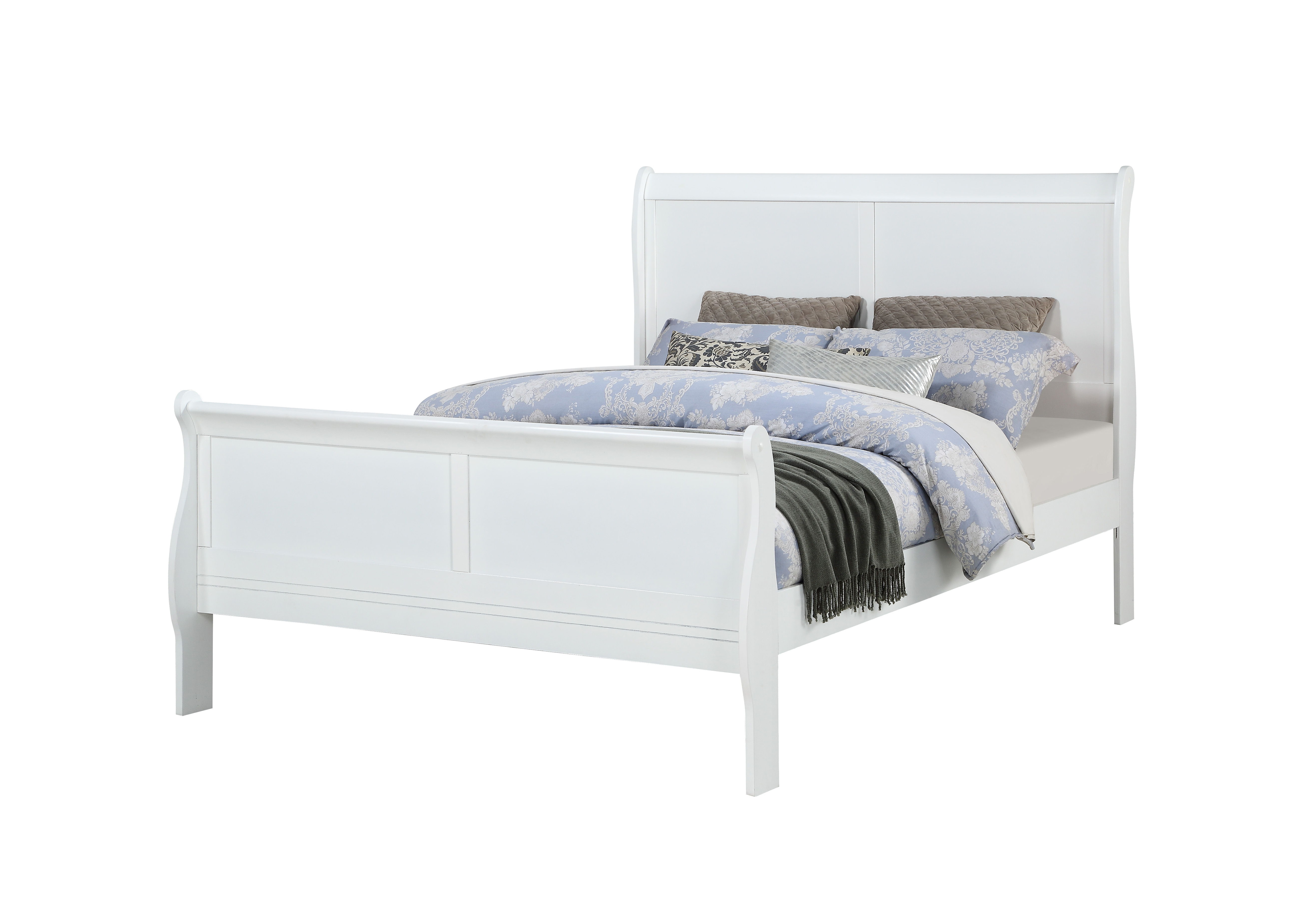 Louis Philip - Full Bed - White Image
