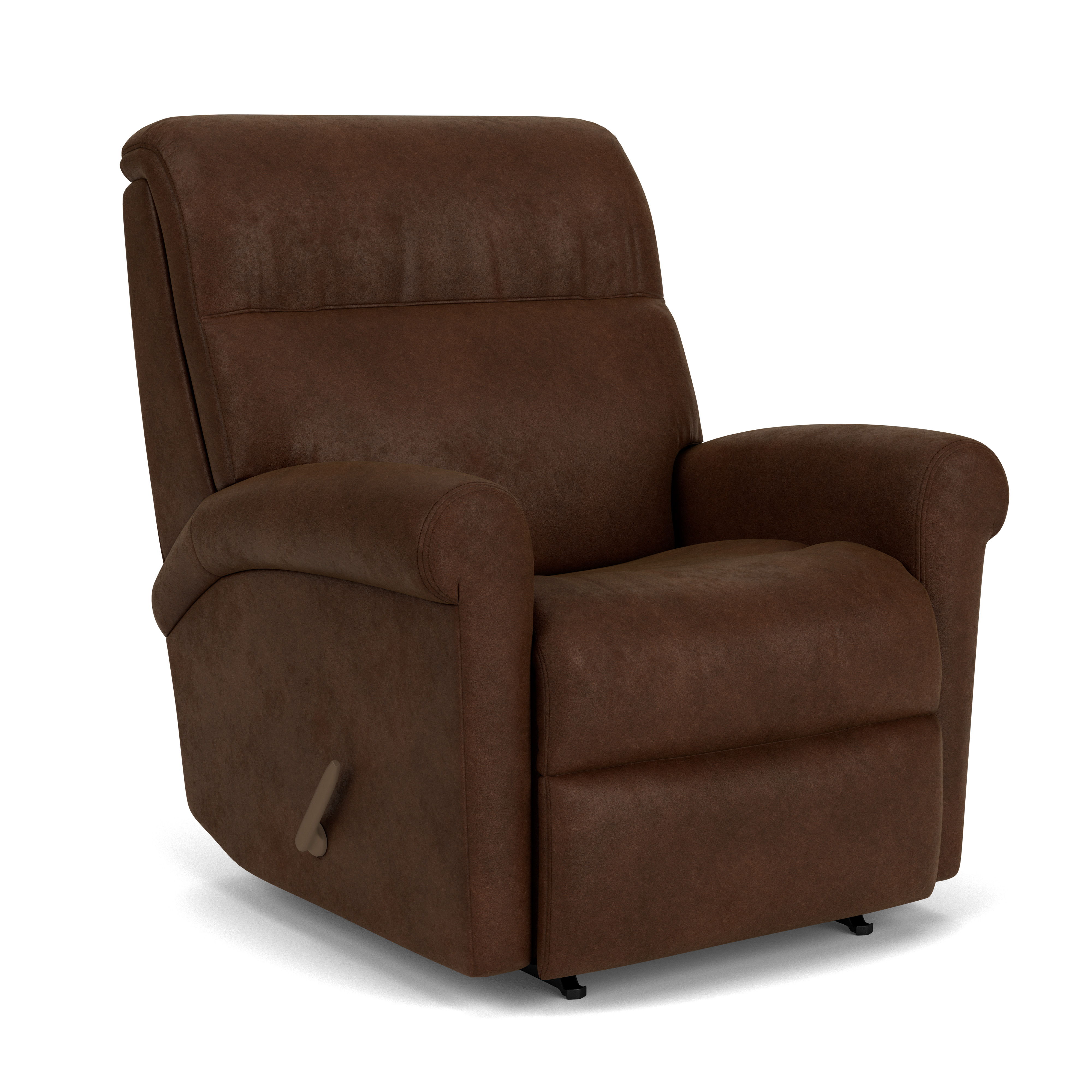 Davis - Transitional Fabric Recliner, gray, view 2