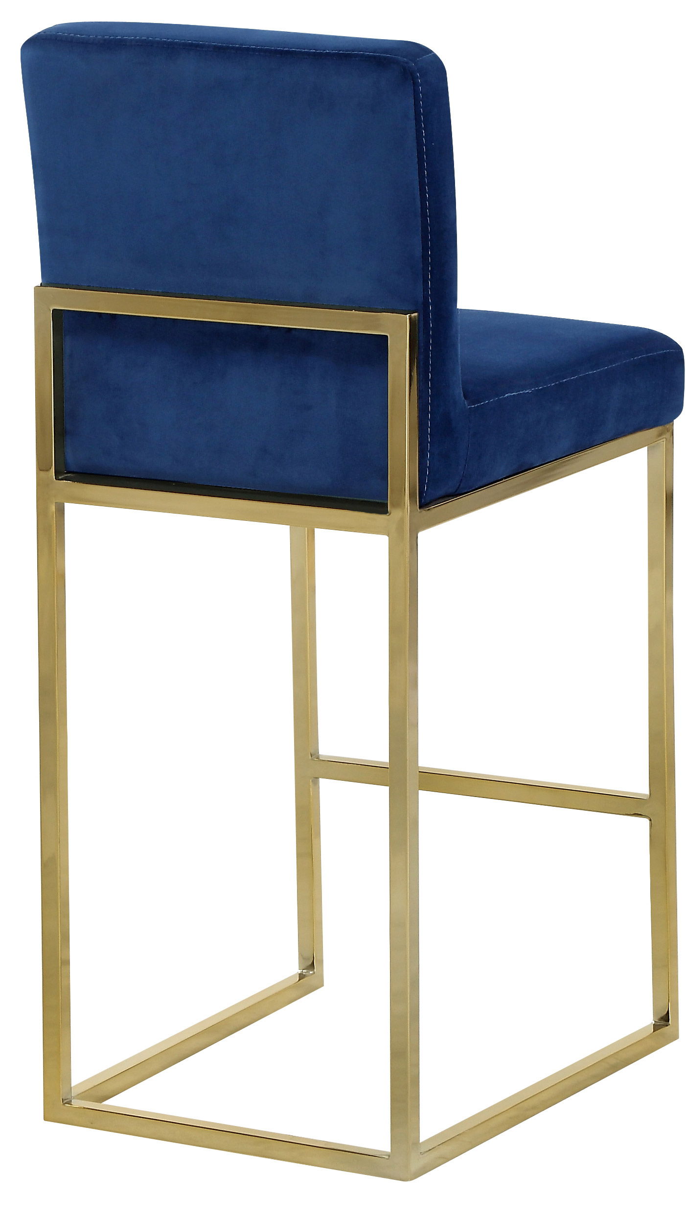 Giselle - Fabric Stool - Navy