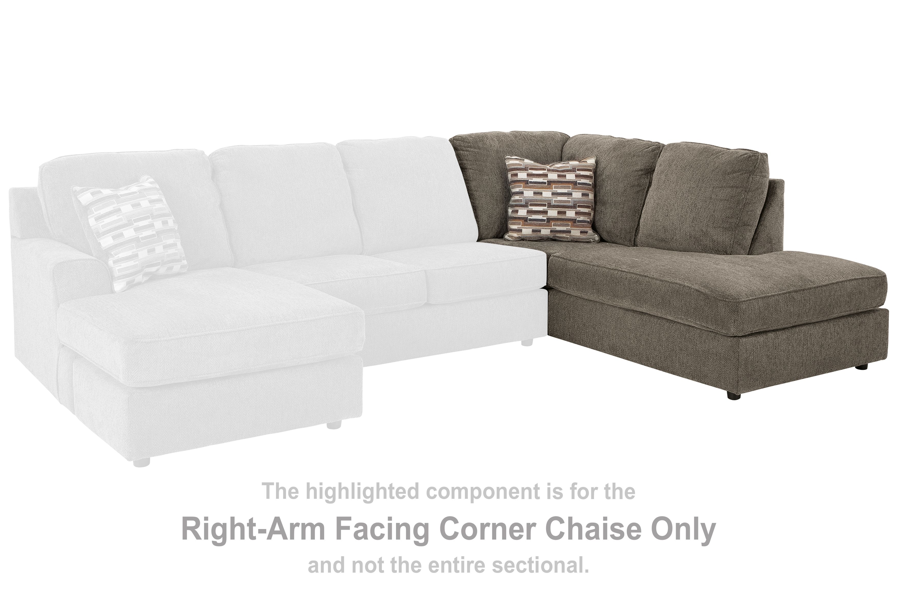 O'Phannon - RAF Corner Chaise - Putty