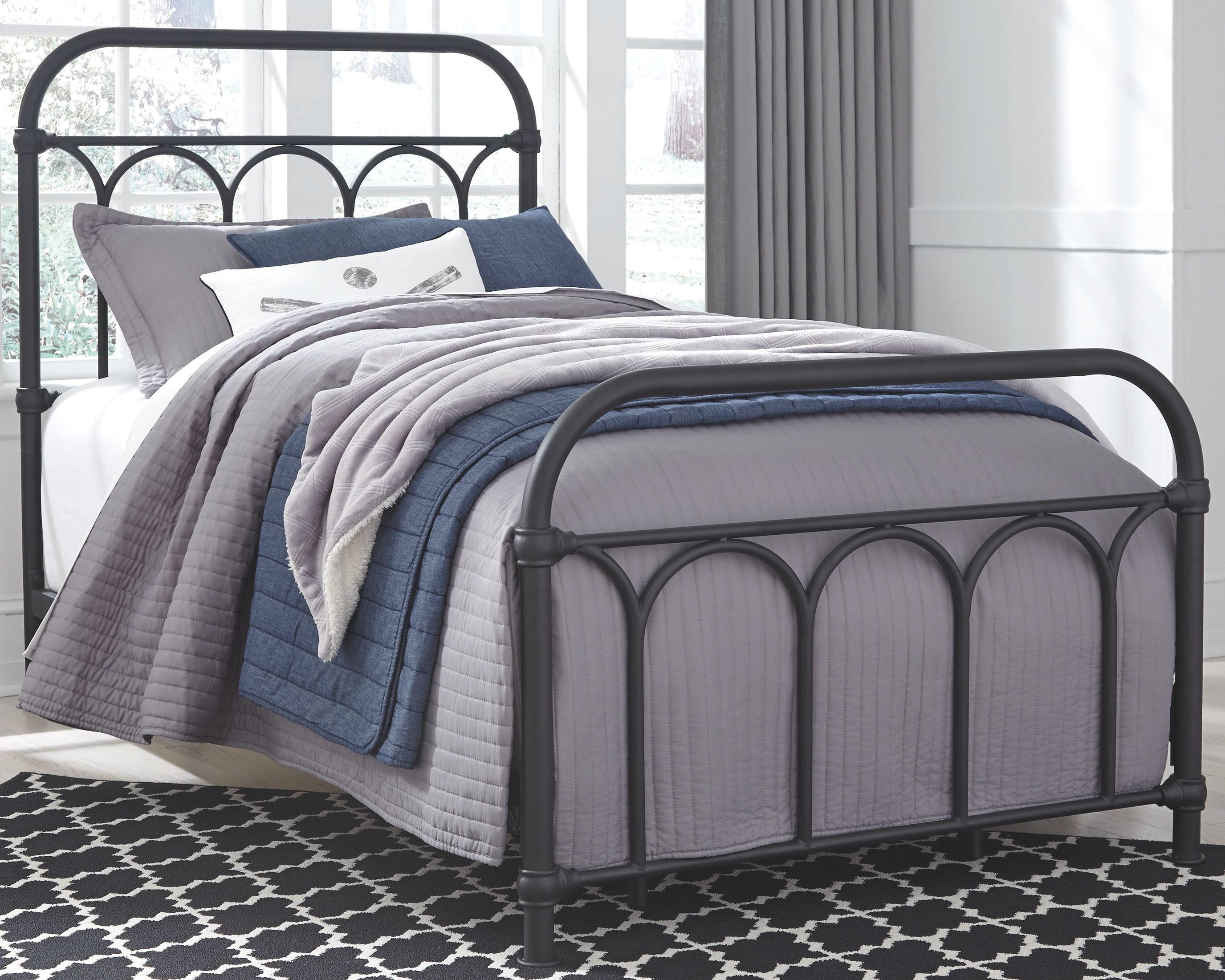 Nashburg - Twin Metal HDBD/Ftbd/Rails - Black