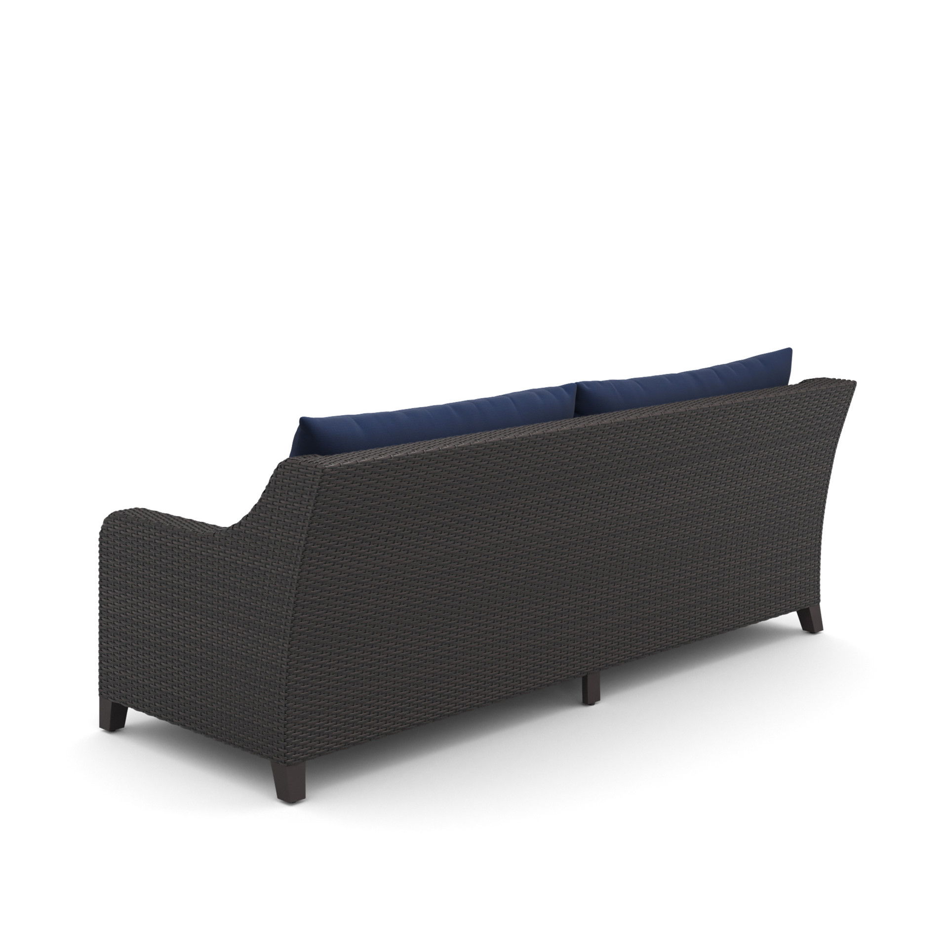 Skye - 2 Piece Outdoor Set (Sofa & Slat Top Coffee Table) - Blue