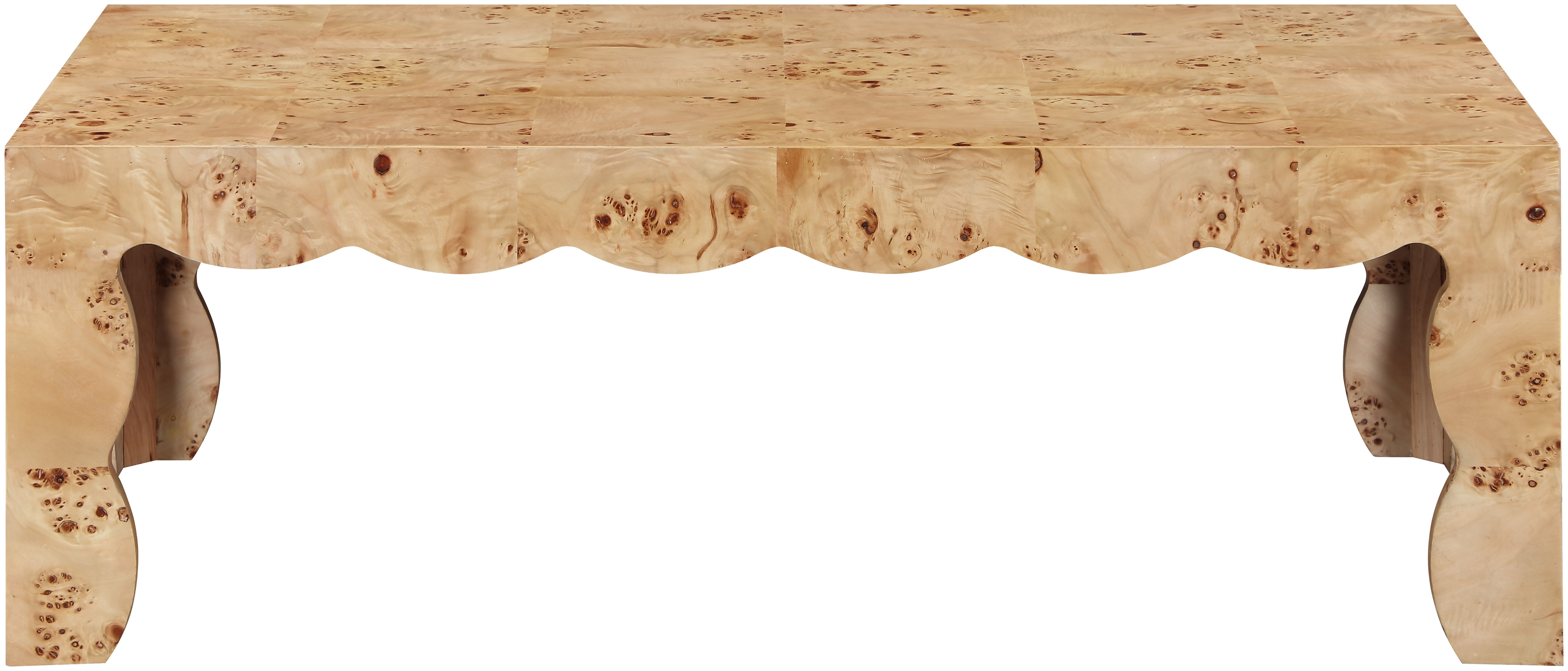 Vassa - Burl Veneer Coffee Table - Natural