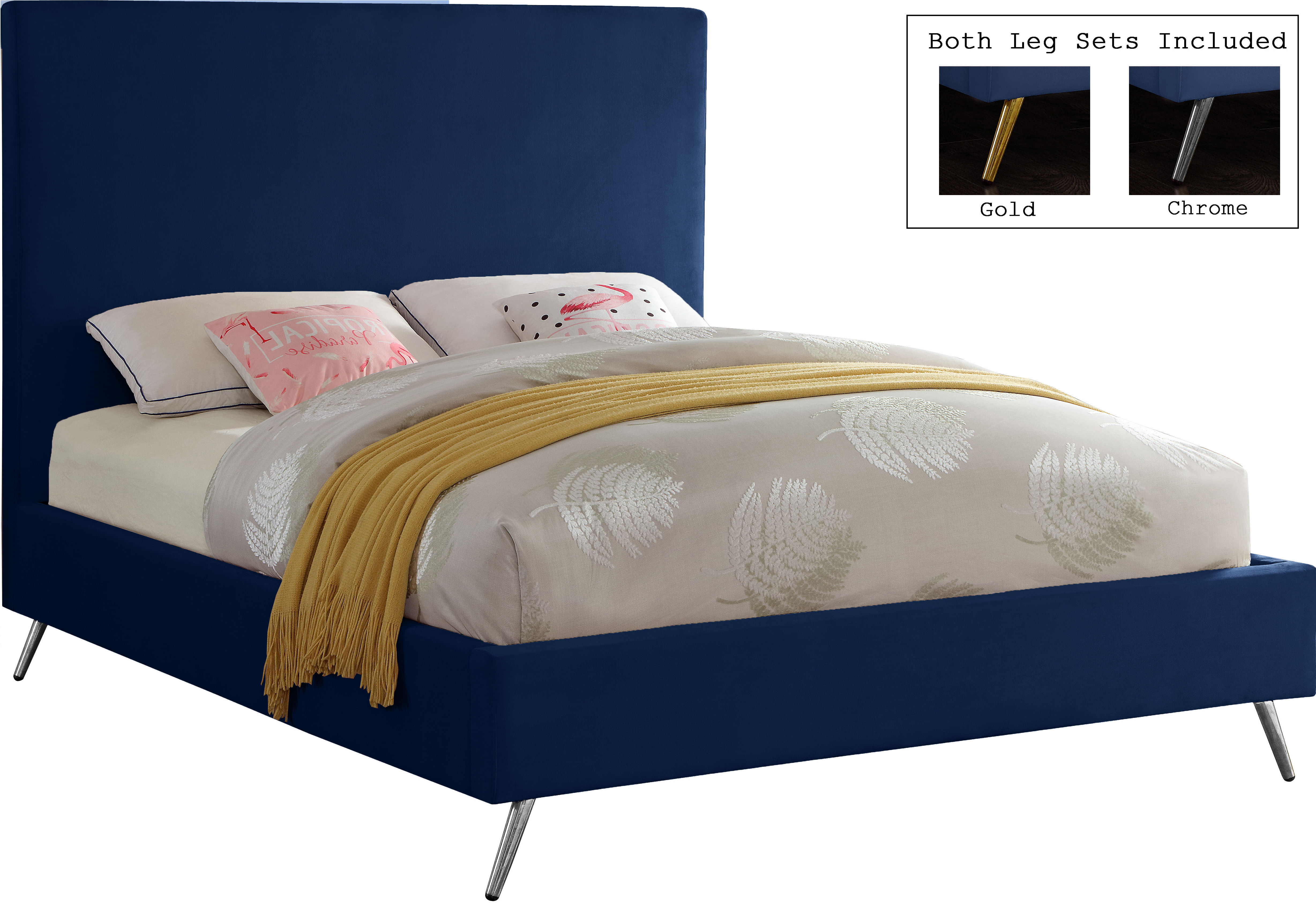 Jasmine - Full Bed - Navy