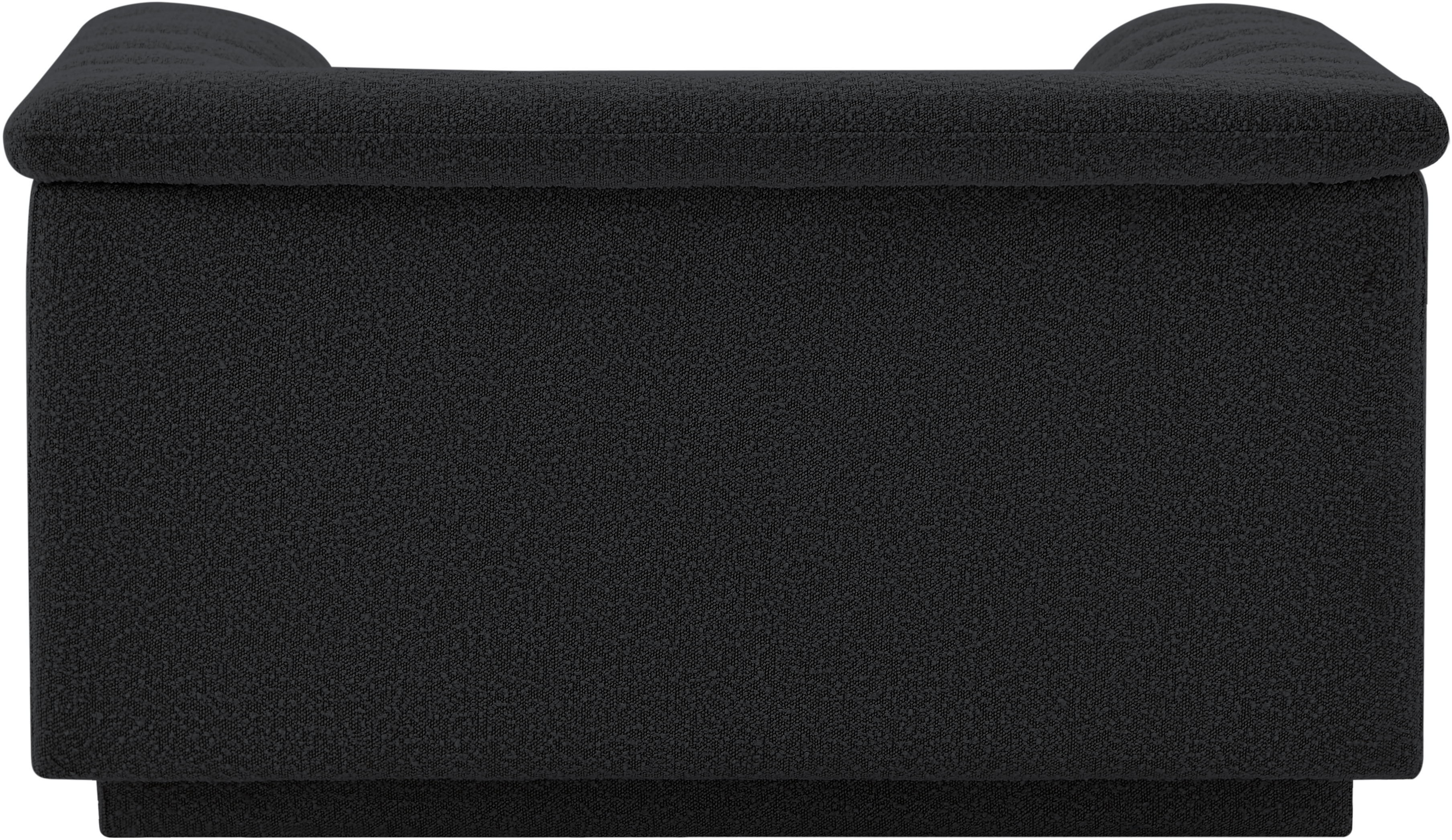 Cascade - Boucle Chair - Black