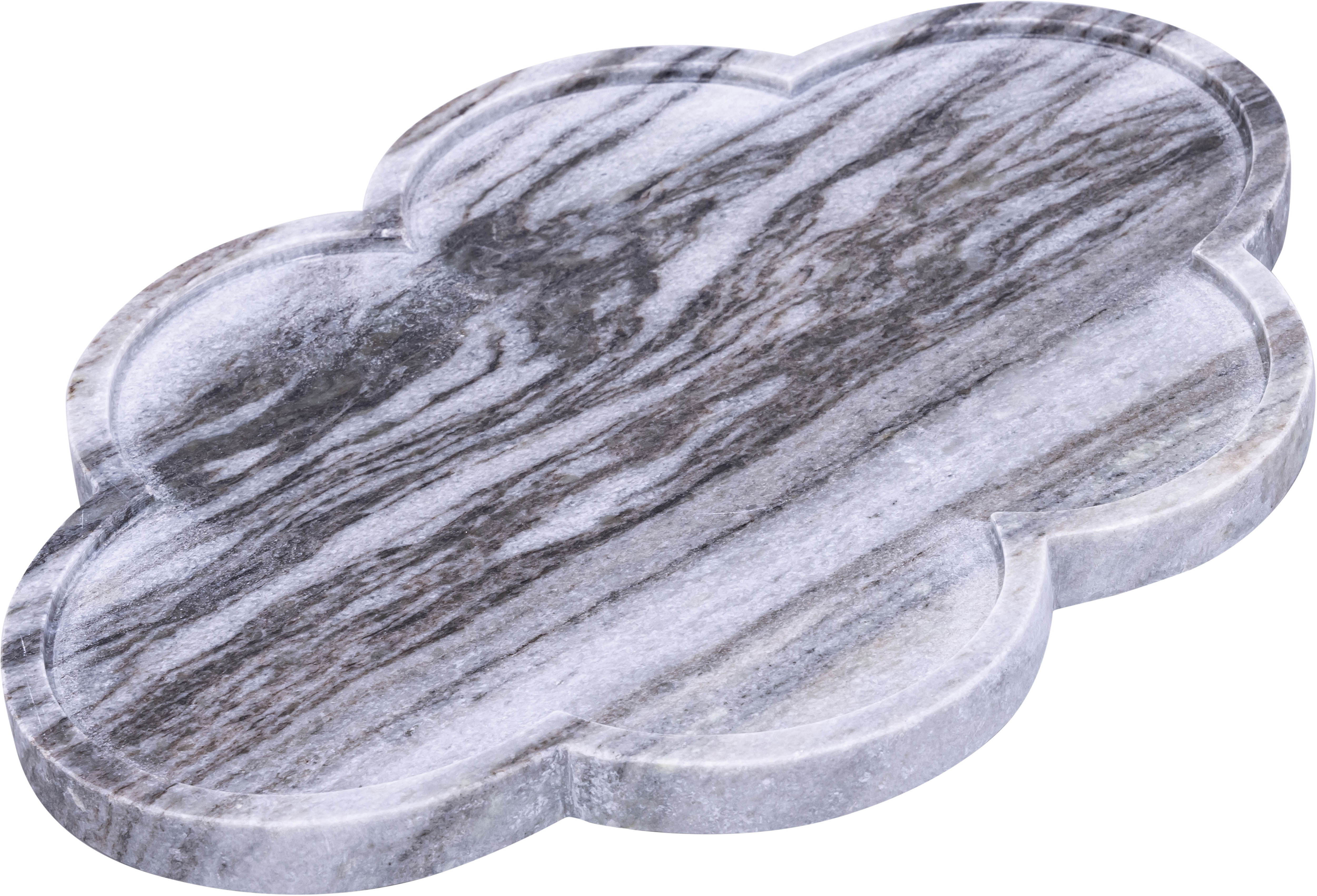 Rimini - Marble Clover Shaped Tray - Panda