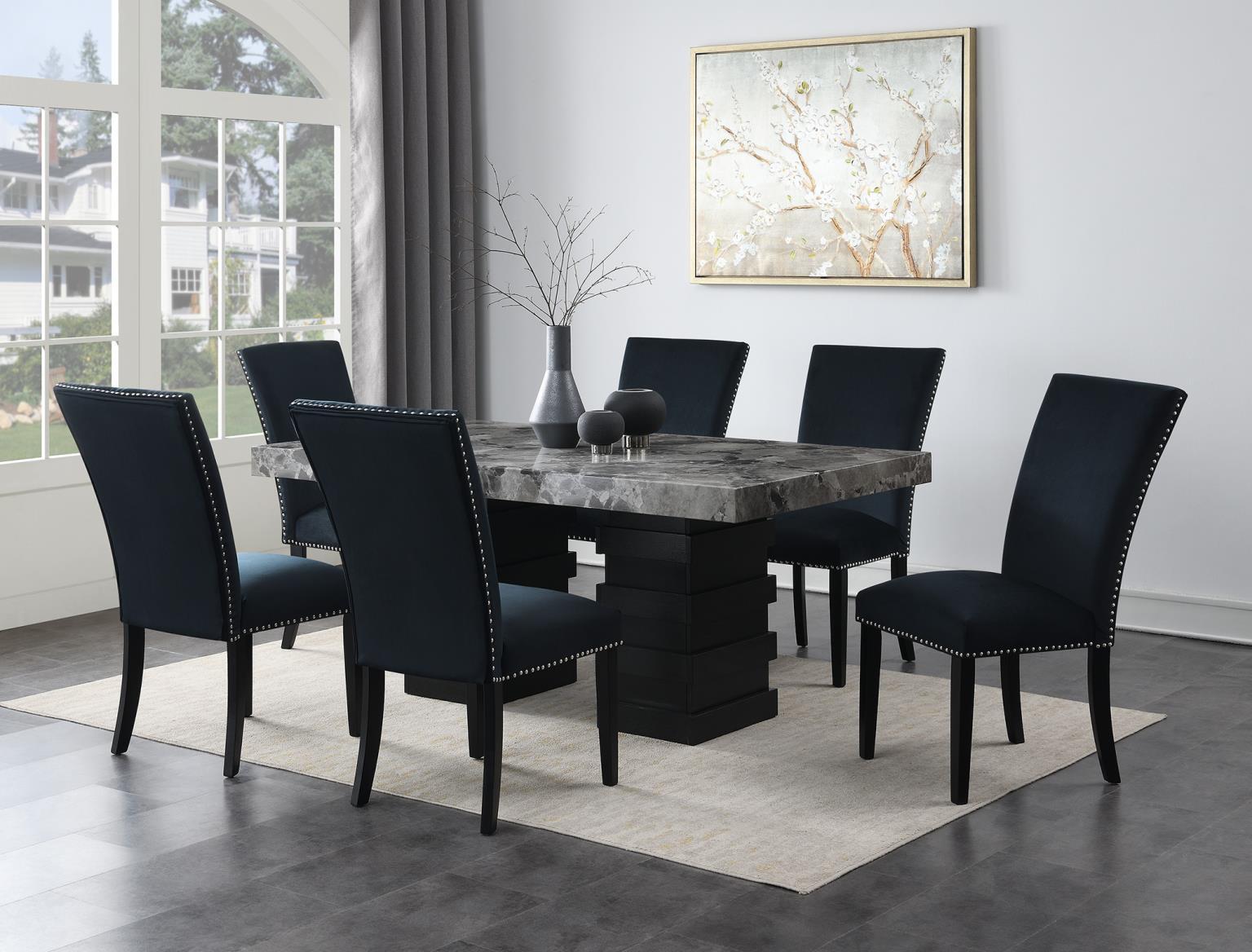 7 Pc · Table, 6 Chairs