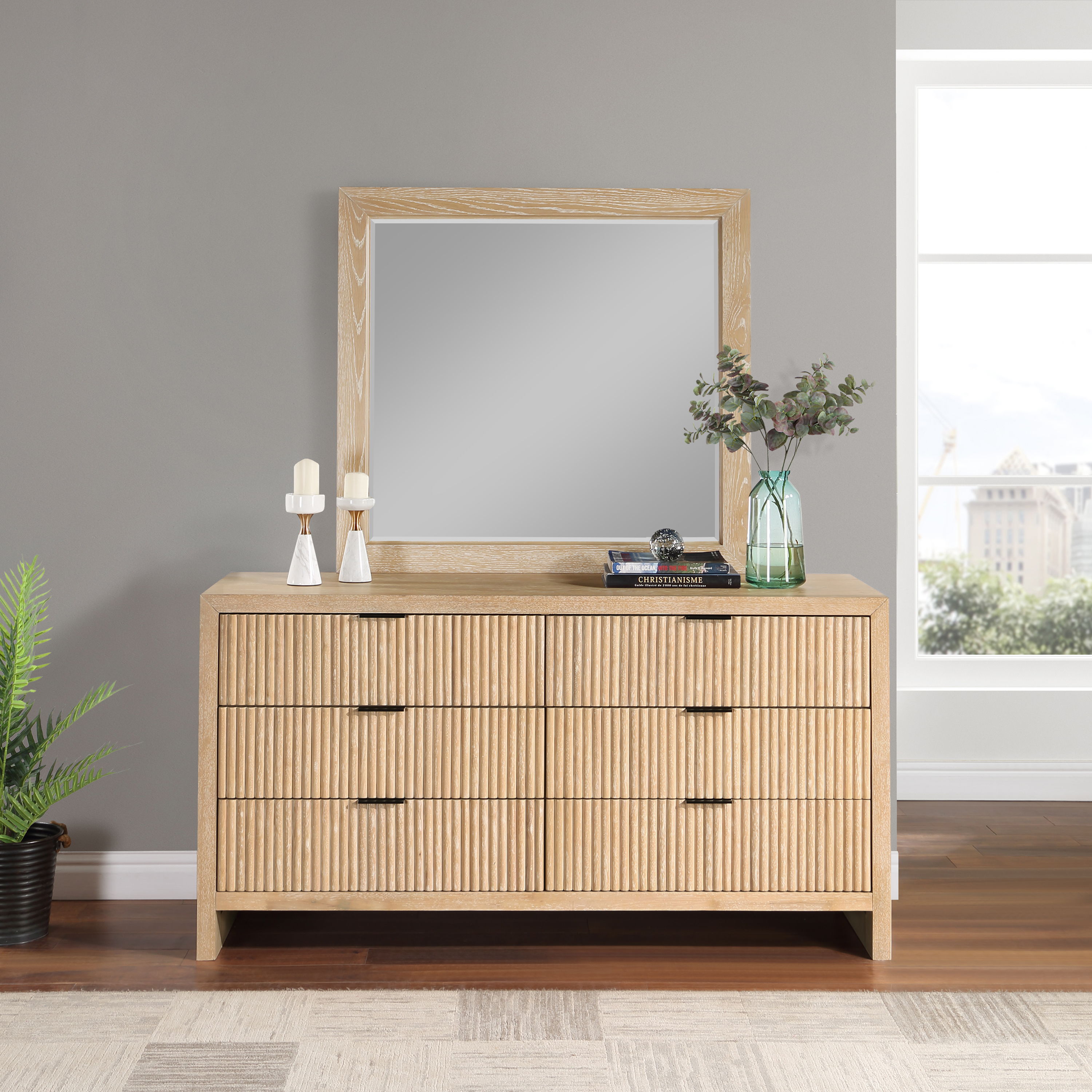 Fairfax - Mirror - Natural