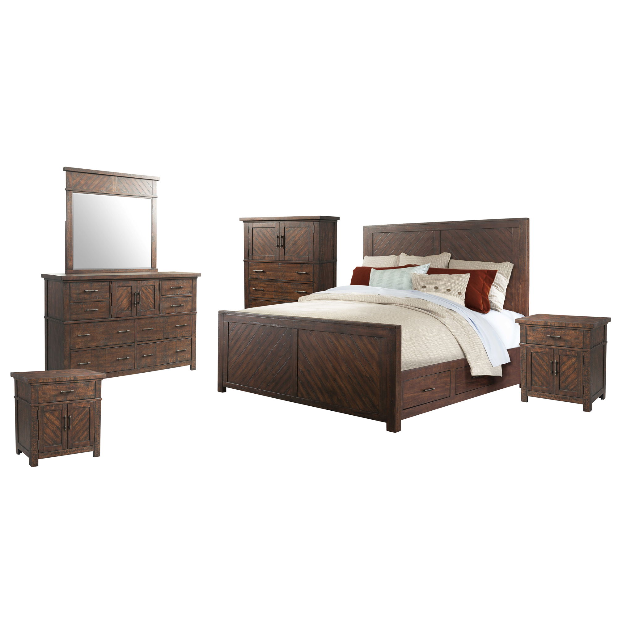 Queen · 6 Pc · Bedroom Set