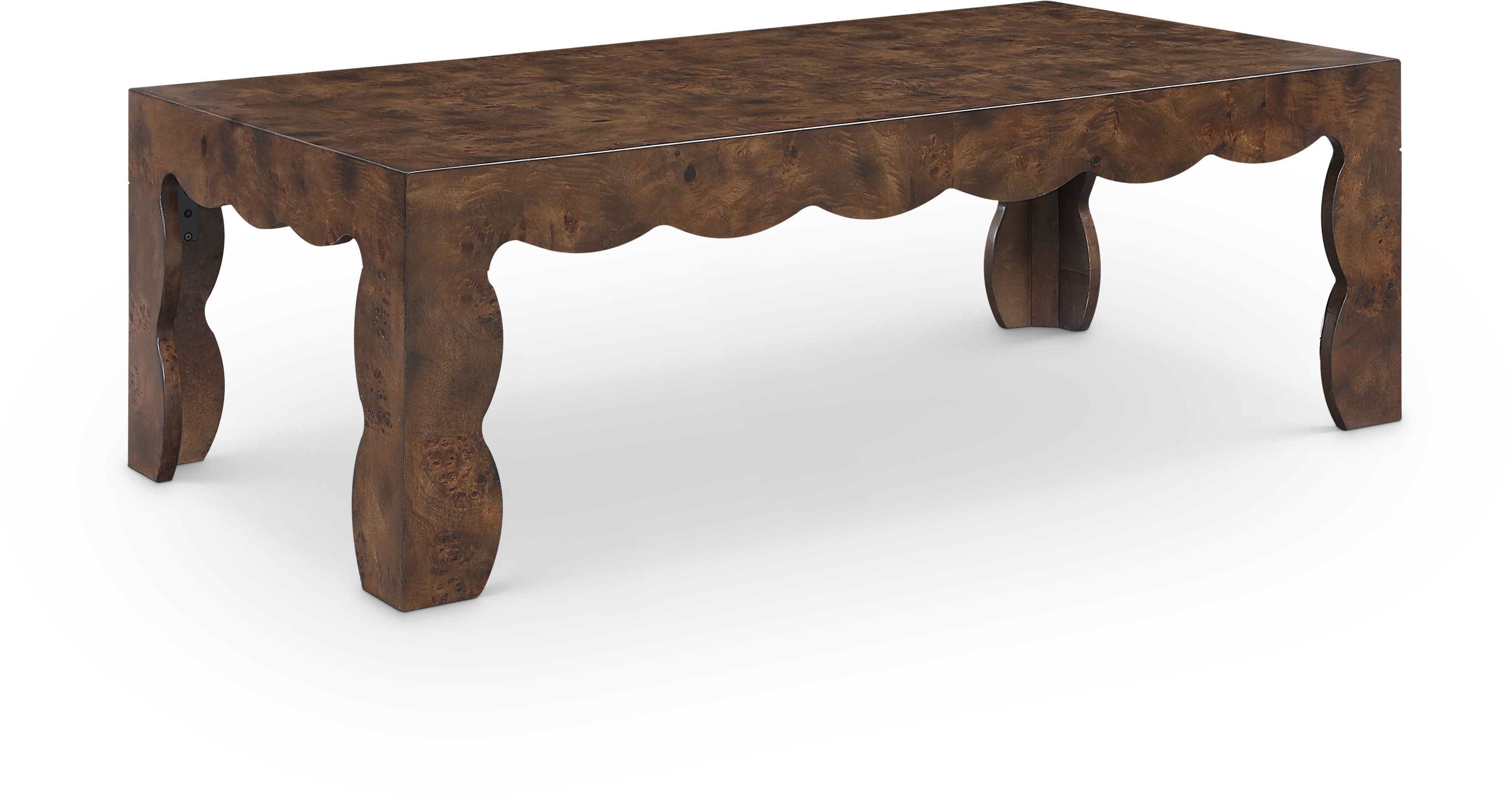 Vassa - Burl Veneer Coffee Table - Brown