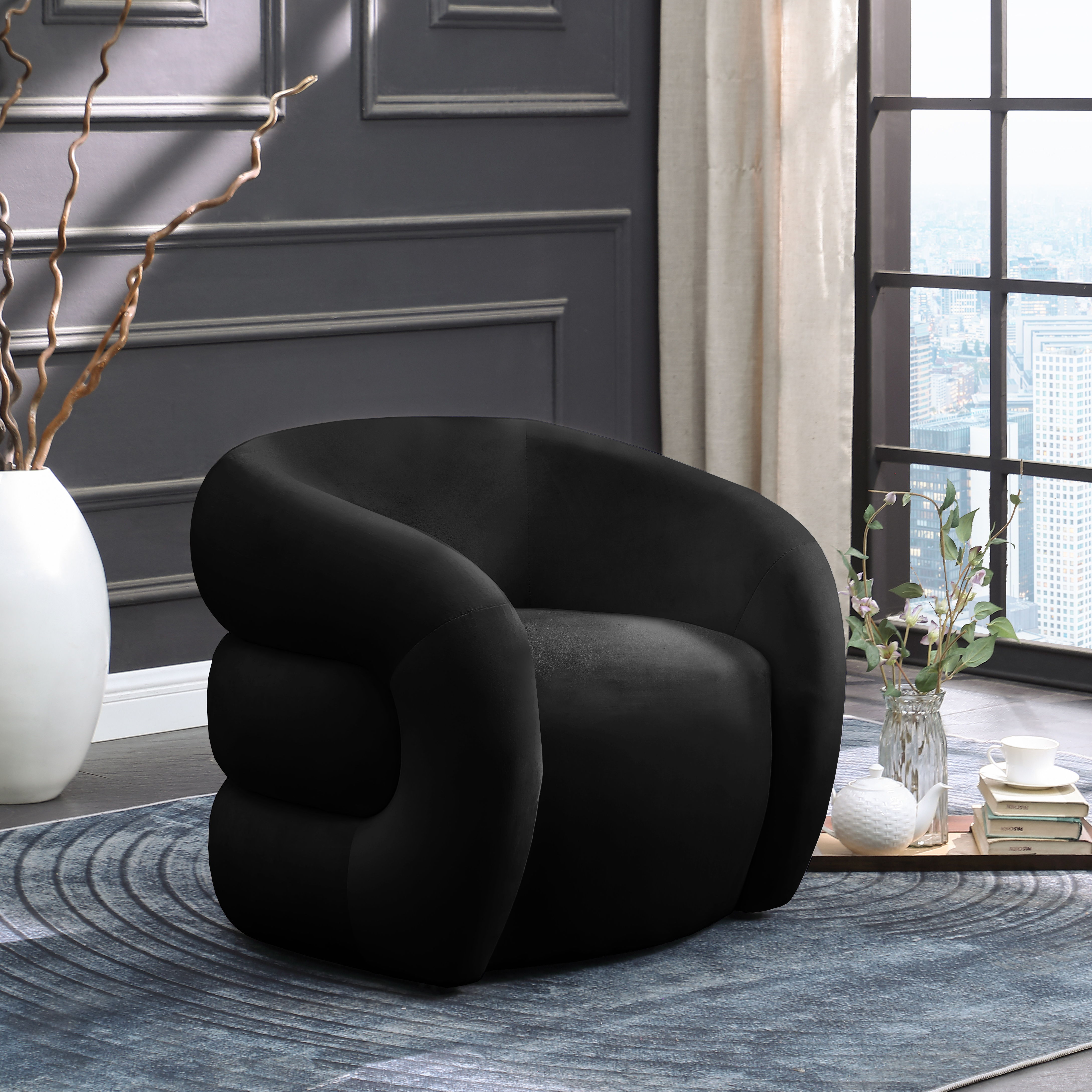 Roxbury - Accent Chair - Black