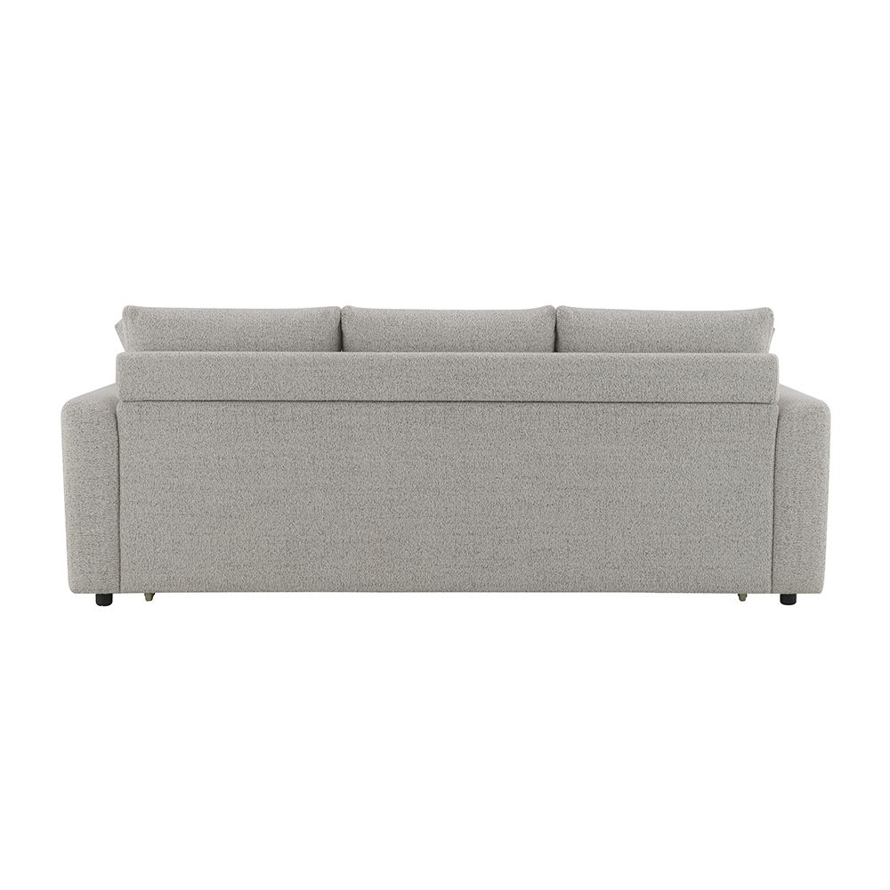 Connie - Sofa With Sleeper - Gray Boucle, beige, view 4