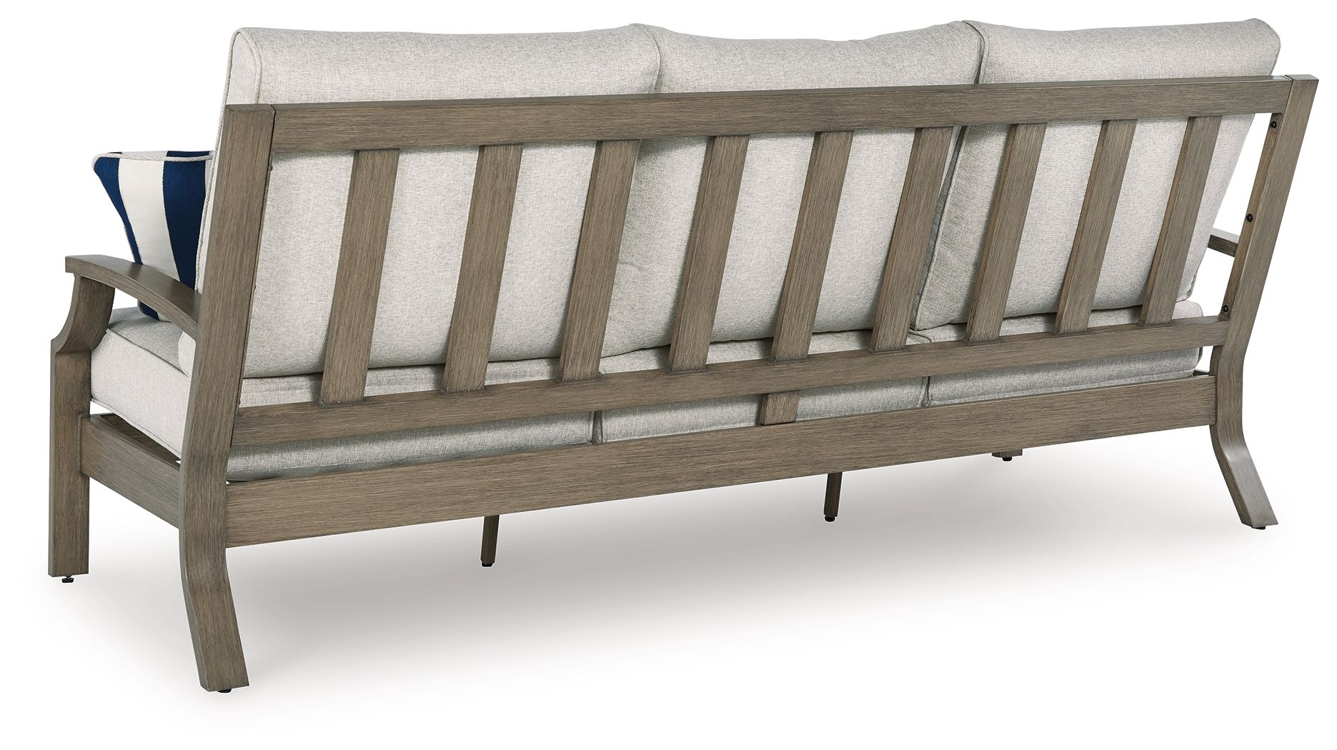 Ashley Furniture Rainier Ranch - Sofa With Cushion - Brown / Beige - Image 5