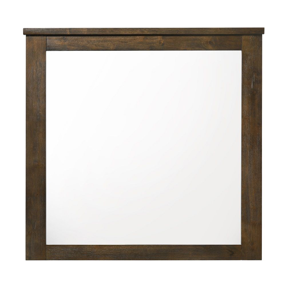 Merrilee - Mirror - Oak, light brown, view 2