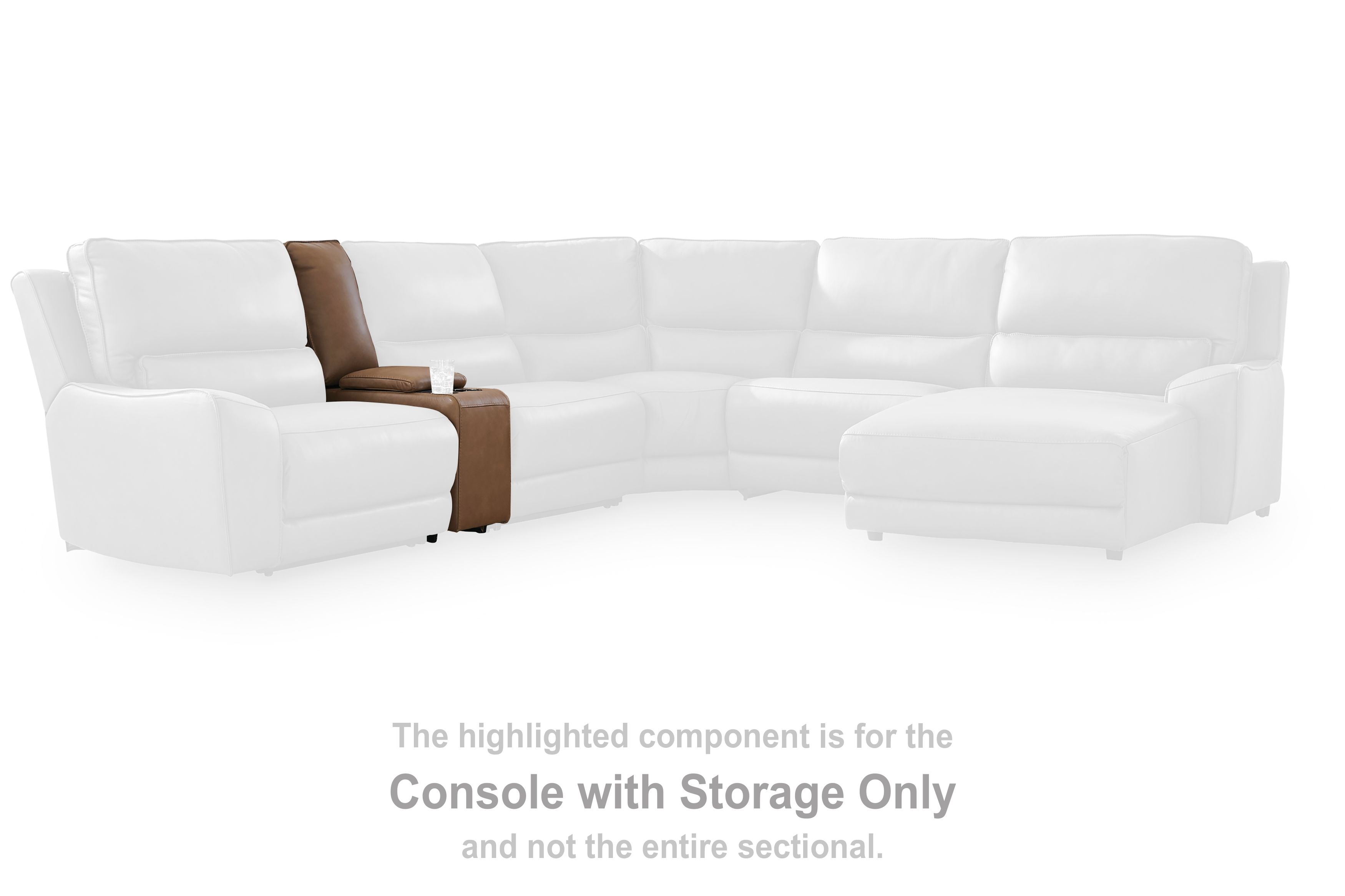 DeepWakes - Console With Storage - Caramel