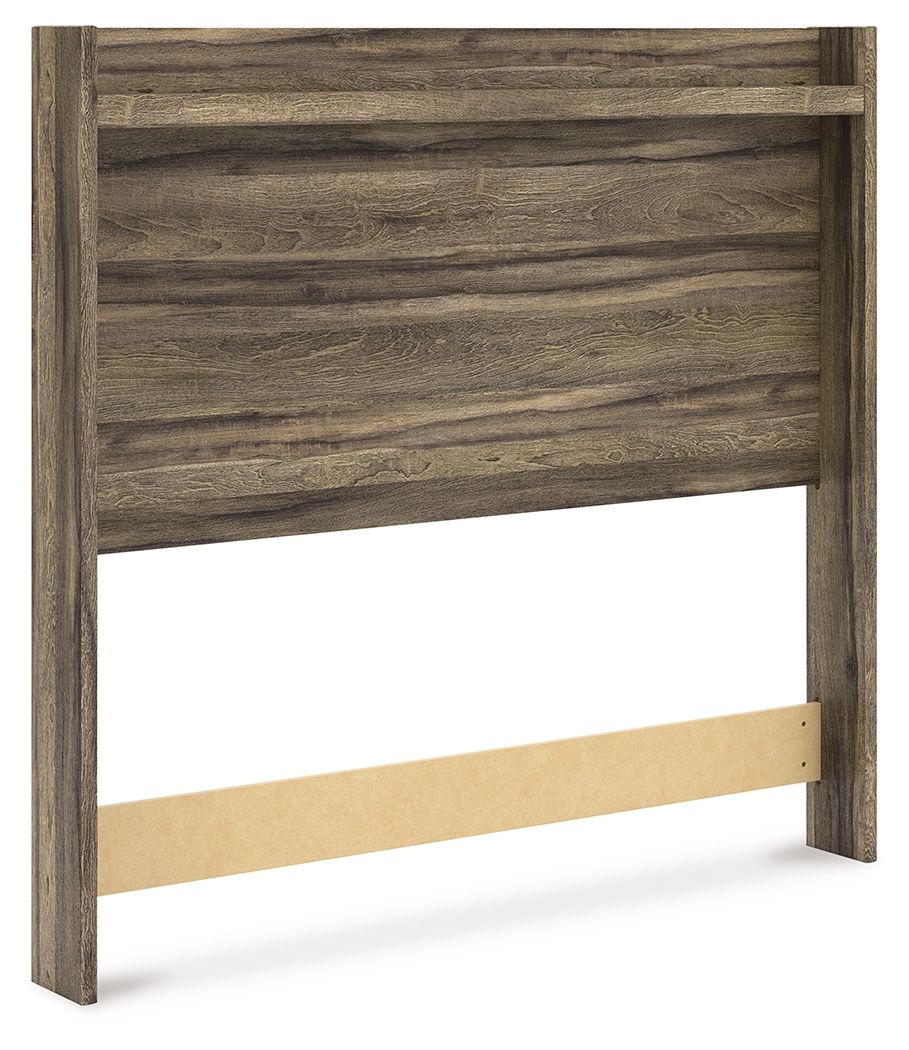 Elbrim – Full Panel Headboard – Brown
