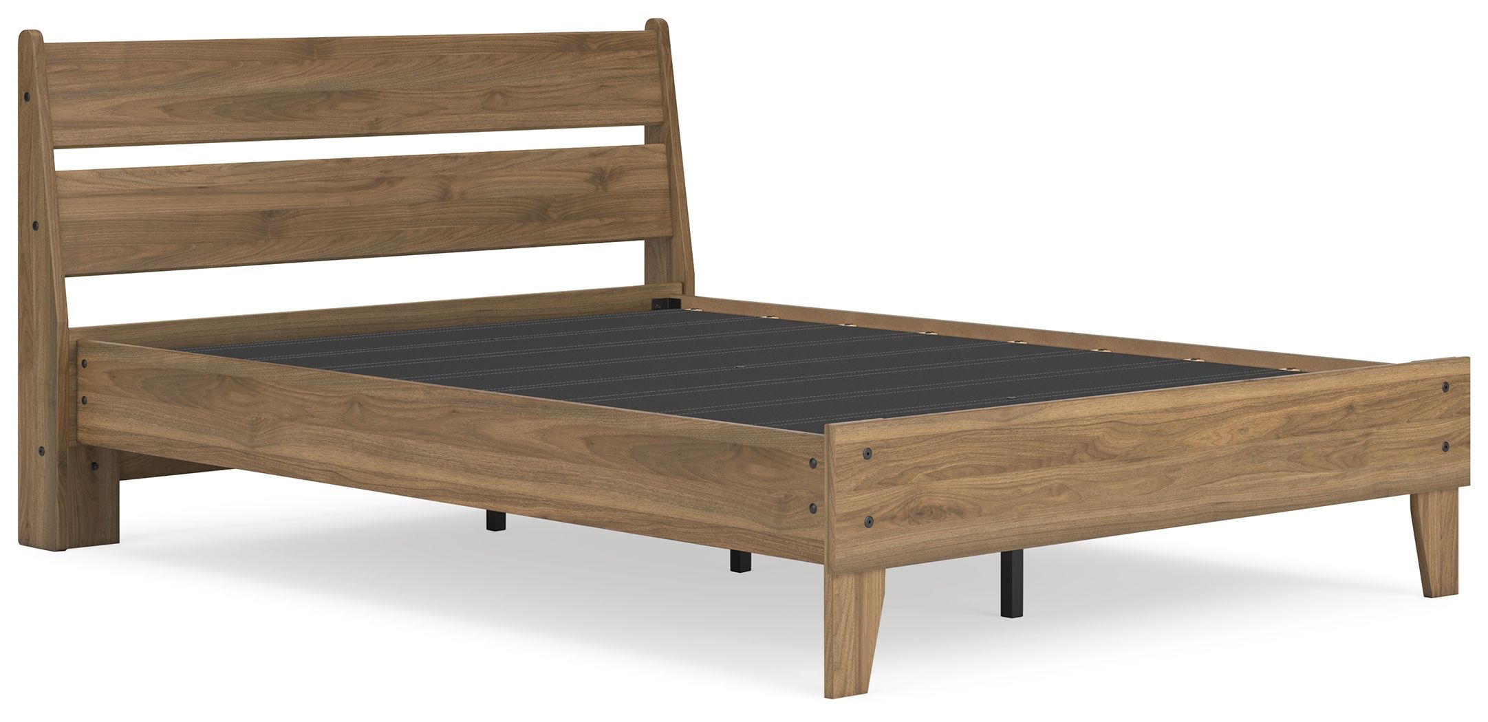 Deanlow - Full Platform Panel Bed - Honey