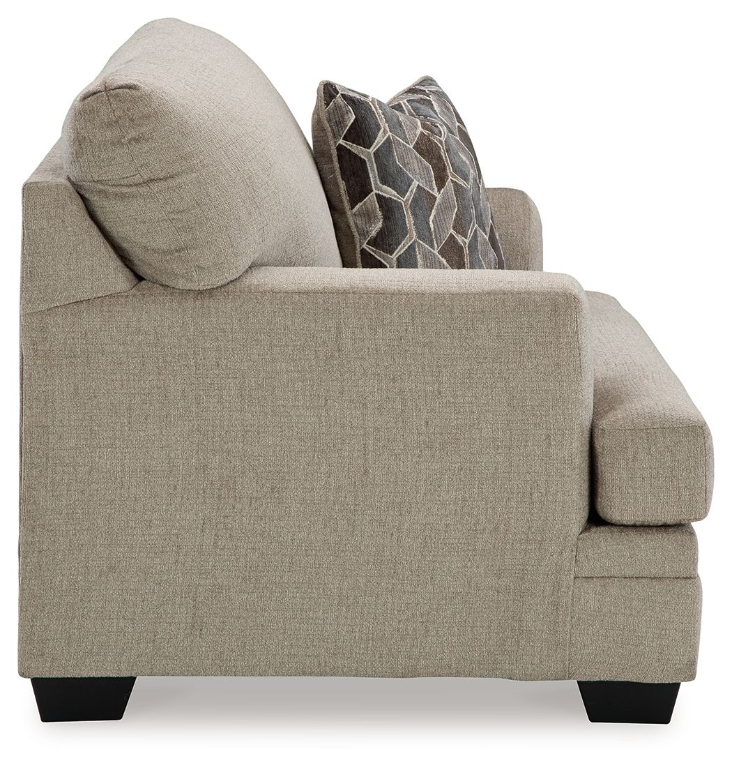 Ashley Furniture Stonemeade - 2 Pc. - Chair And A Half, Ottoman - Taupe - Image 4