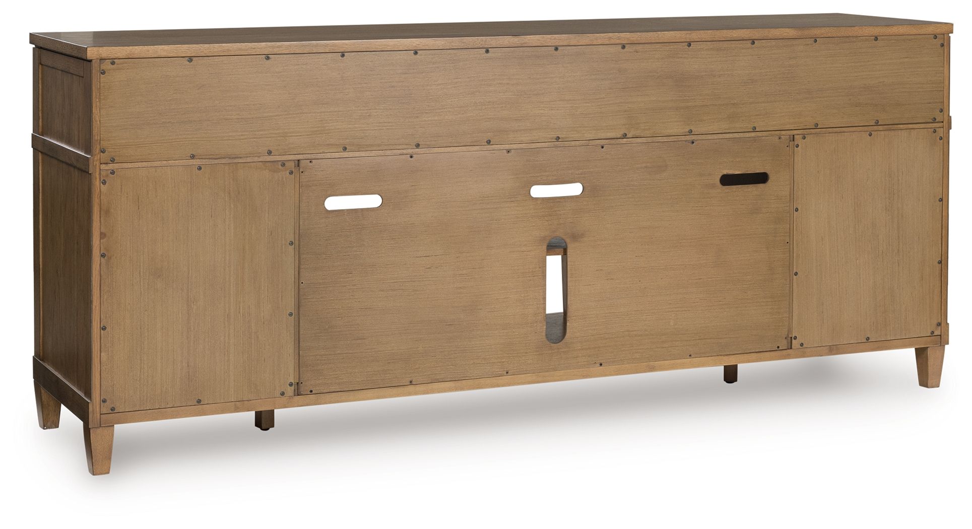 Ashley Furniture Sharlance - XL TV Stand With Fireplace Option - Light Brown - Image 5